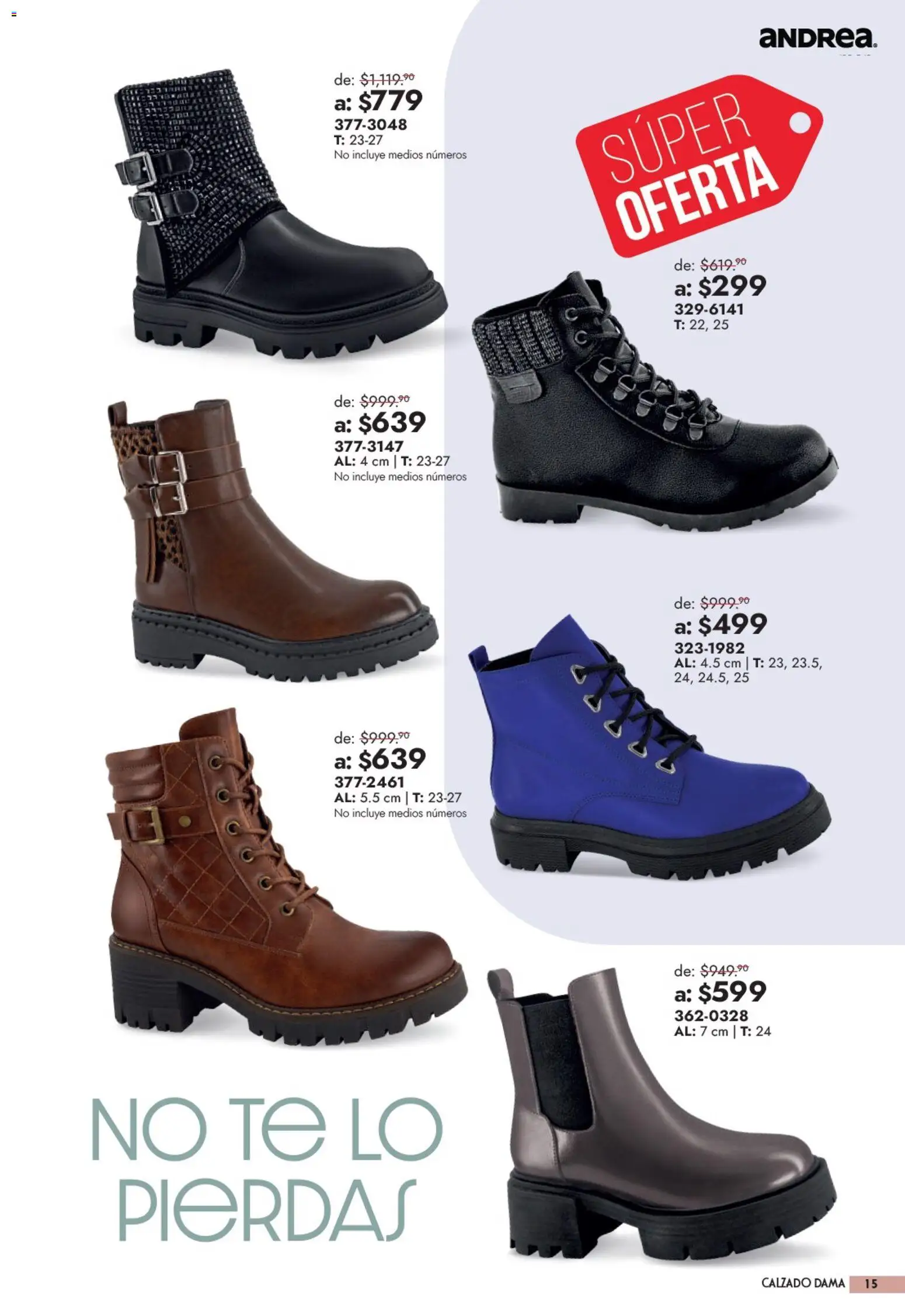 Nuevas ofertas de Andrea válidas en toda la República Mexicana desde el 13/09/2026. ¡Encuentra las mejores ofertas en Andrea catálogo Outlet! | Página: 15 | Productos: Té