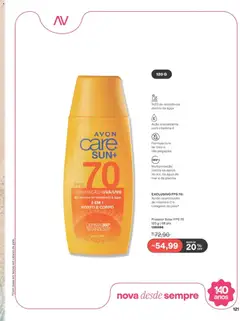 Avon folheto - Campanha 15 - Pré-Visualização do folheto da loja Avon, válido de 21/09/2026 | Página: 121 | Produtos: Protetor solar, Base, Vitamina d, Piscina