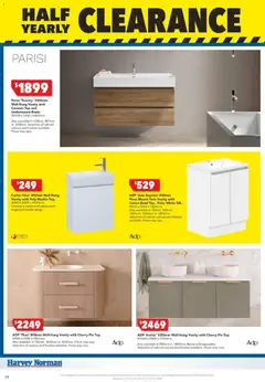Preview of Harvey Norman June Bathroom - valid from 02.06.2026 | Page: 4 | Products: Cabinet, Accessories