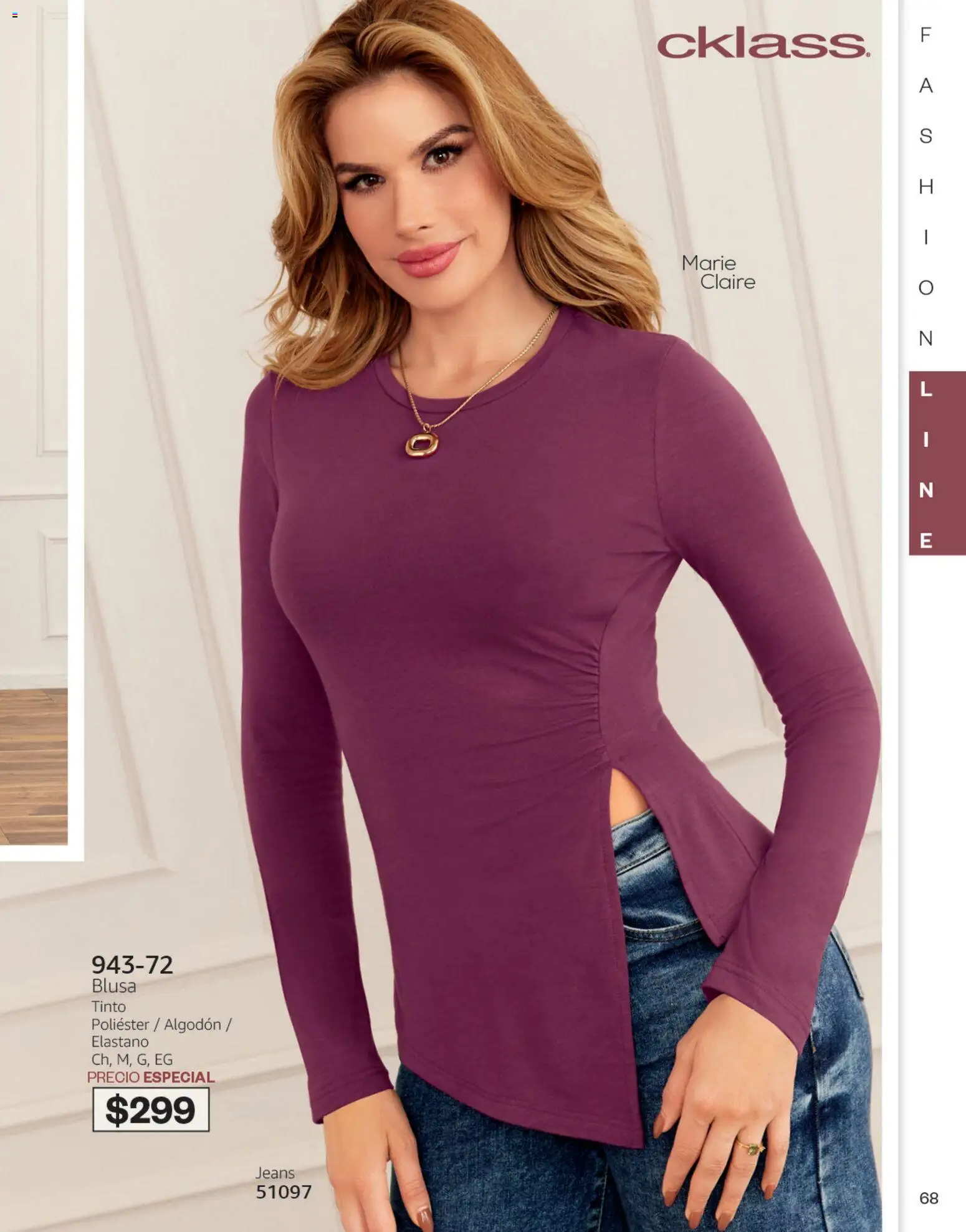 Nuevas ofertas de Cklass válidas en toda la República Mexicana desde el 08/07/2026. ¡Encuentra las mejores ofertas en Cklass catálogo Otoño Invierno! | Página: 71 | Productos: Blusa, Algodón