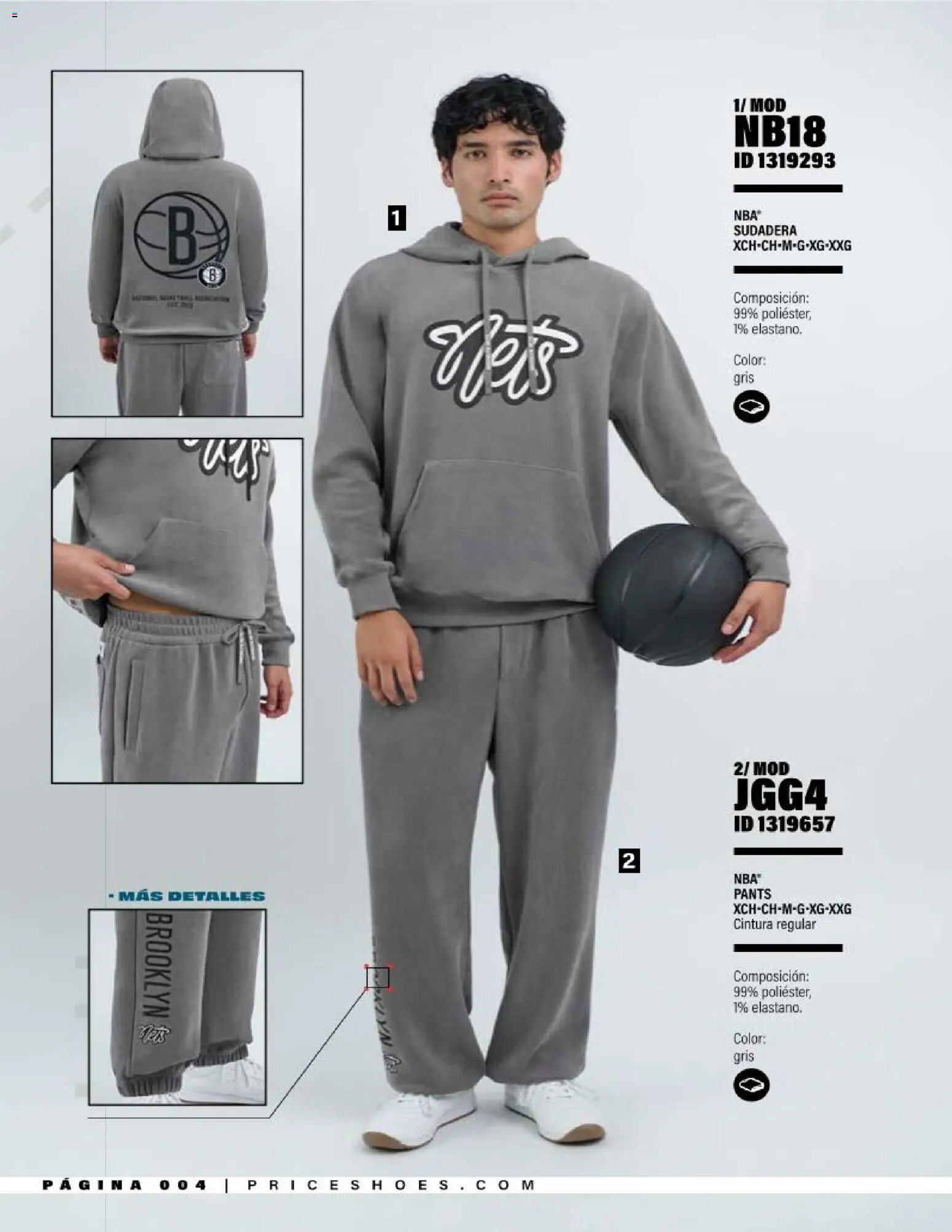 Nuevas ofertas de Price Shoes válidas en toda la República Mexicana desde el 01/09/2026. ¡Encuentra las mejores ofertas en Price Shoes catálogo NBA! | Página: 4 | Productos: Sudadera, Pants