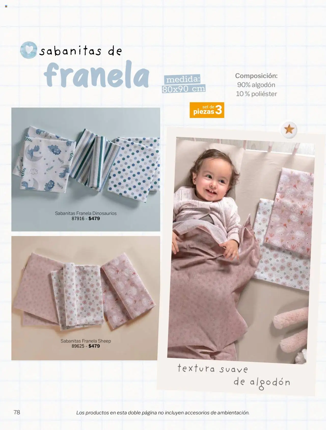 Nuevas ofertas de Vianney válidas en toda la República Mexicana desde el 15/08/2025. ¡Encuentra las mejores ofertas en Vianney - Catálogo Bebé! | Página: 80 | Productos: Algodón