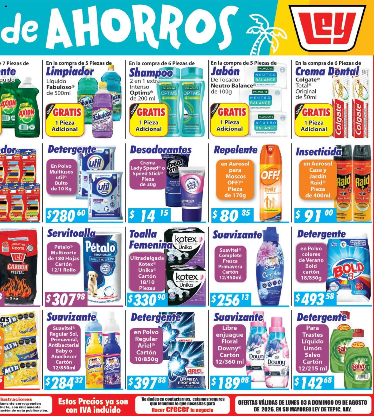 Nuevas ofertas de Casa Ley válidas en toda la República Mexicana desde el 03/08/2026. ¡Encuentra las mejores ofertas en Casa Ley folleto Tepic! | Página: 6