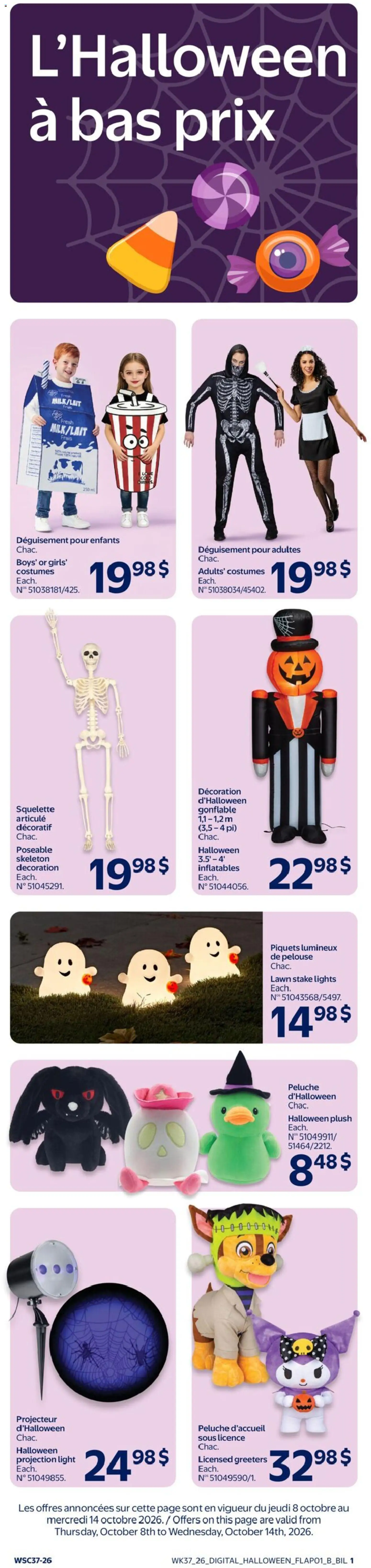 Walmart flyer valid from Oct 8, 2026 | Page: 4