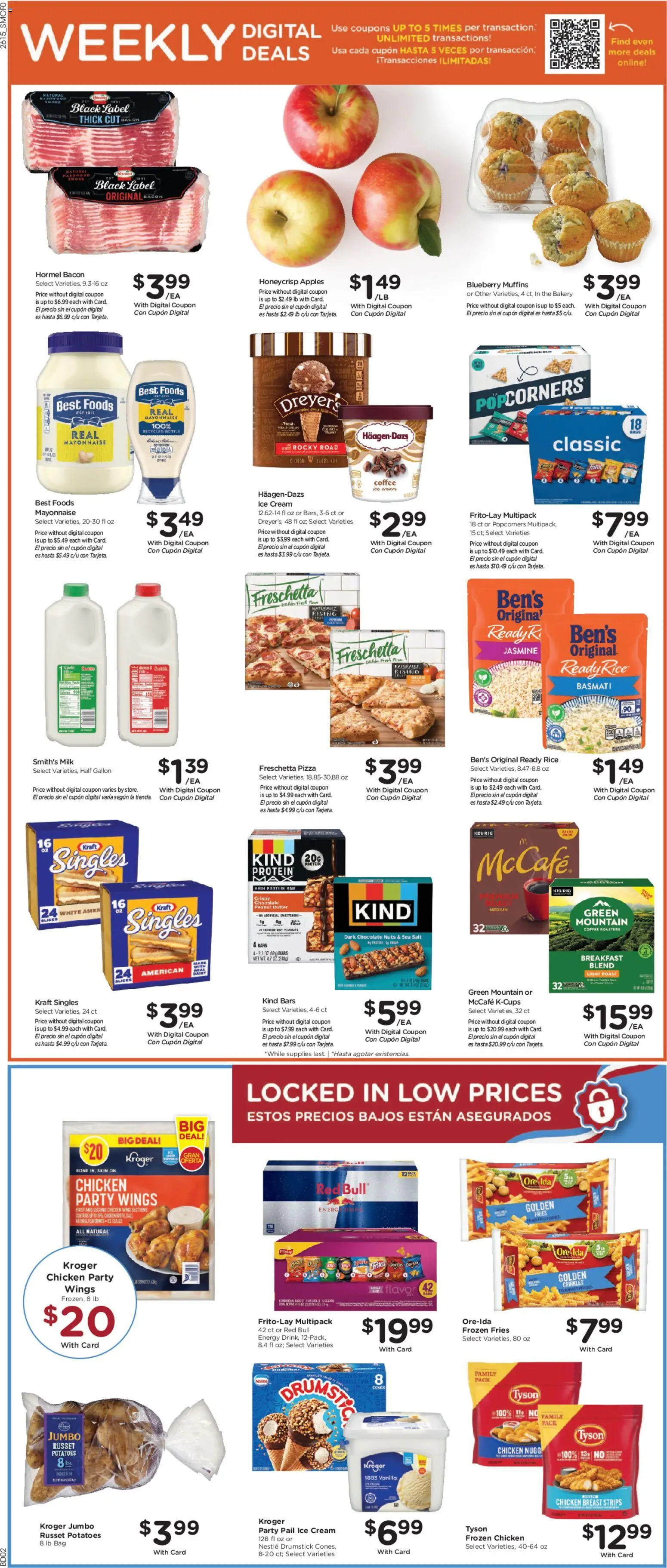Smith's Weekly Ad - valid from 13.05.2026 | Page: 2 | Products: Chocolate, Pizza, Apples, Rice
