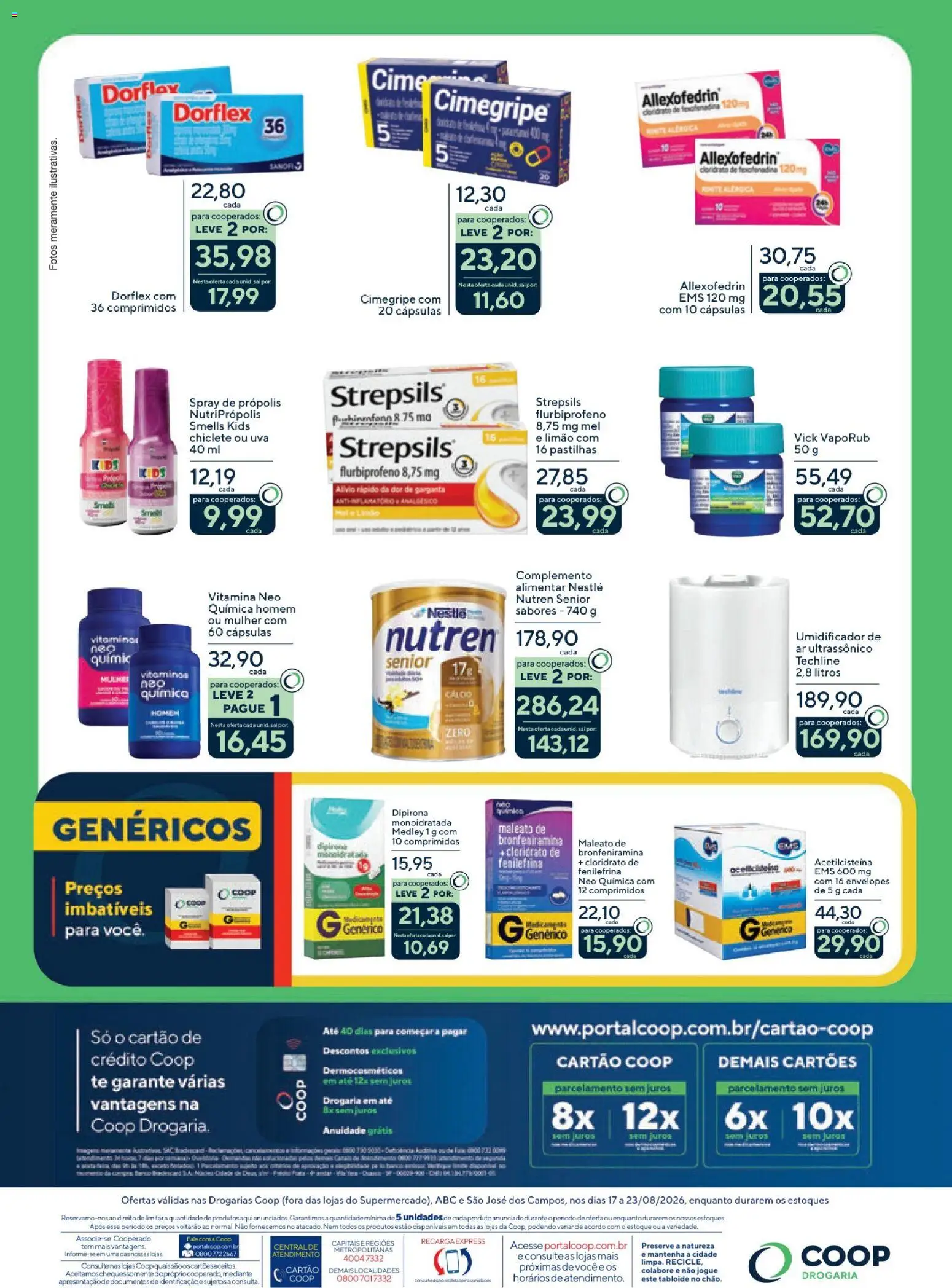 Coop Folheto - válido de 14/08/2026 | Página: 2 | Produtos: Mel, Sal, Chiclete, Umidificador