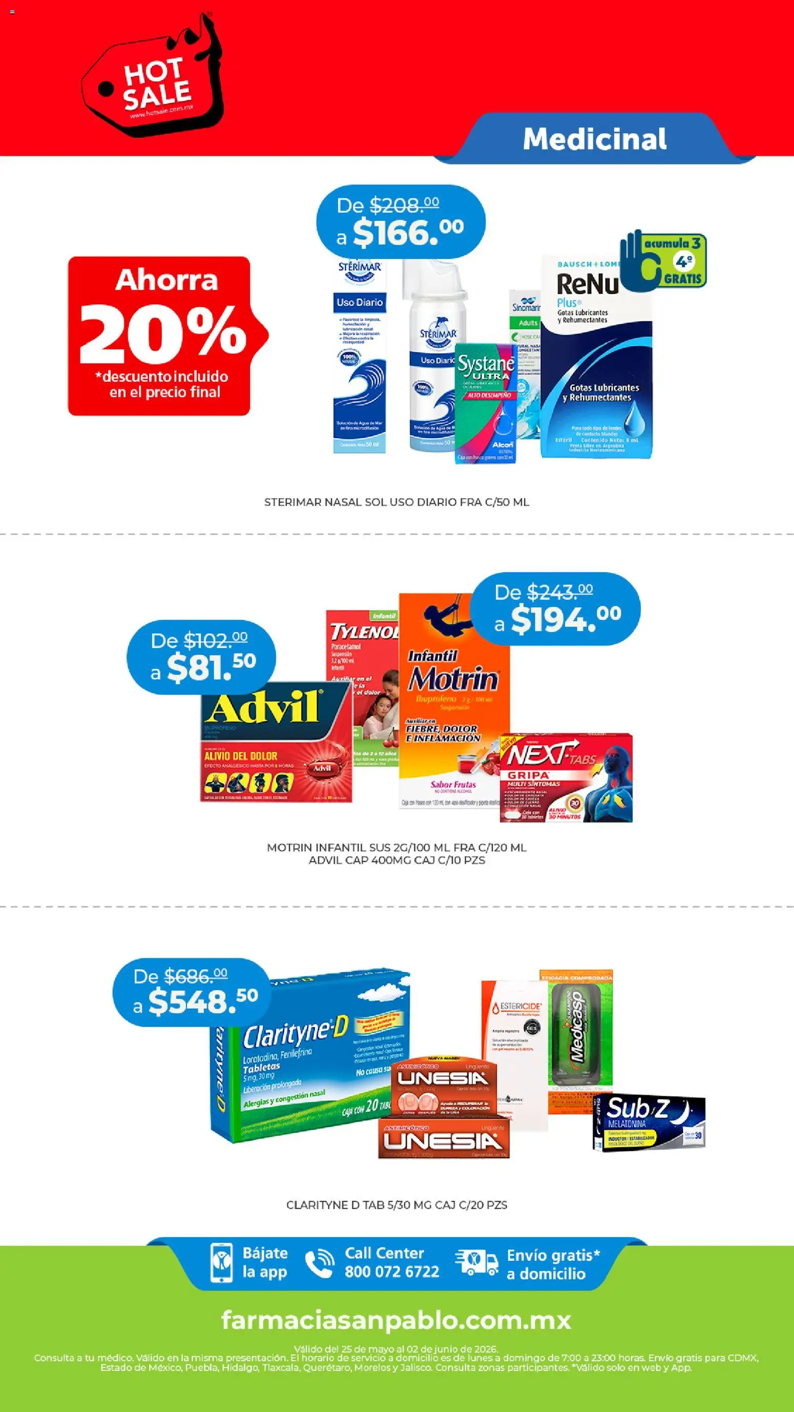 ¡El último » catálogo de Farmacia San Pablo para Junio « está aquí! Descubre las SUPER OFERTAS. | México