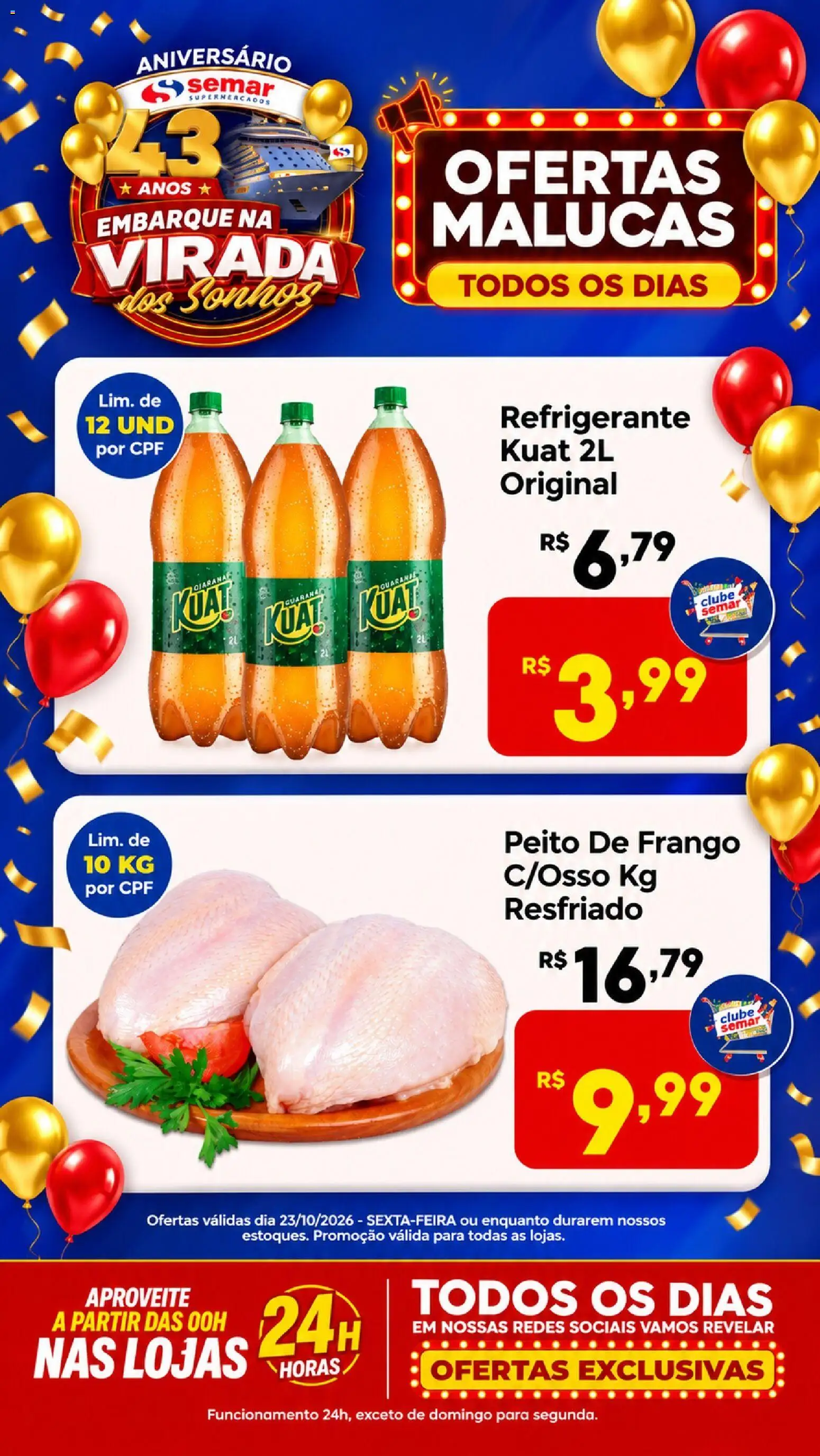 Semar Supermercado Folheto - válido de 23/10/2026 | Página: 1