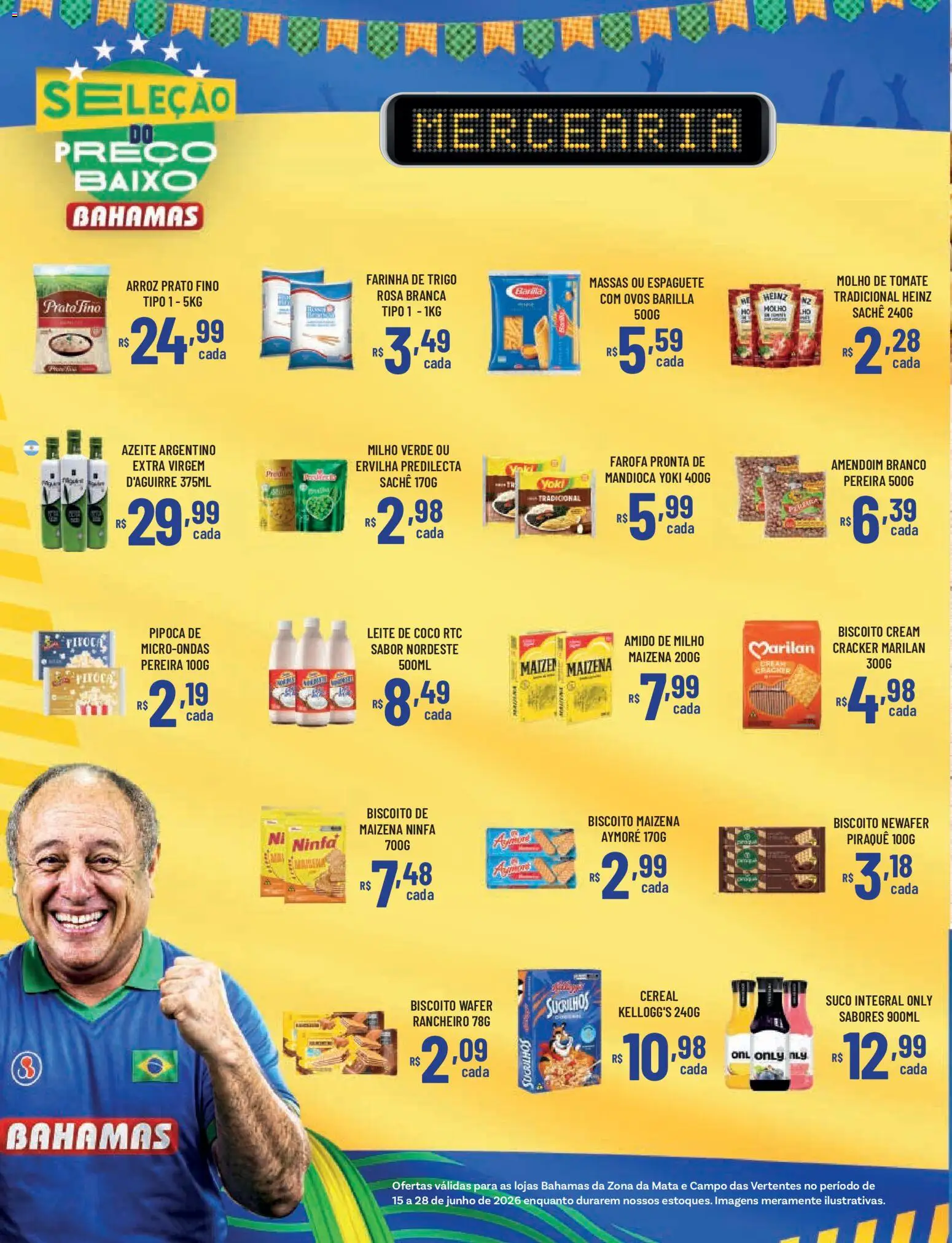 Bahamas Supermercados Folheto - válido de 15.06.2026 | Página: 2 | Produtos: Coco, Leite, Ovos, Farofa