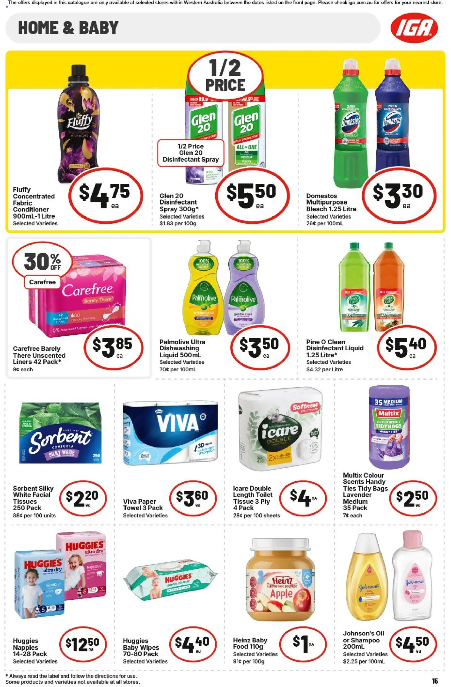 IGA catalogue - valid from 20.05.2026 | Page: 16 | Products: Toilet, Nappies, Multipurpose, Tissues