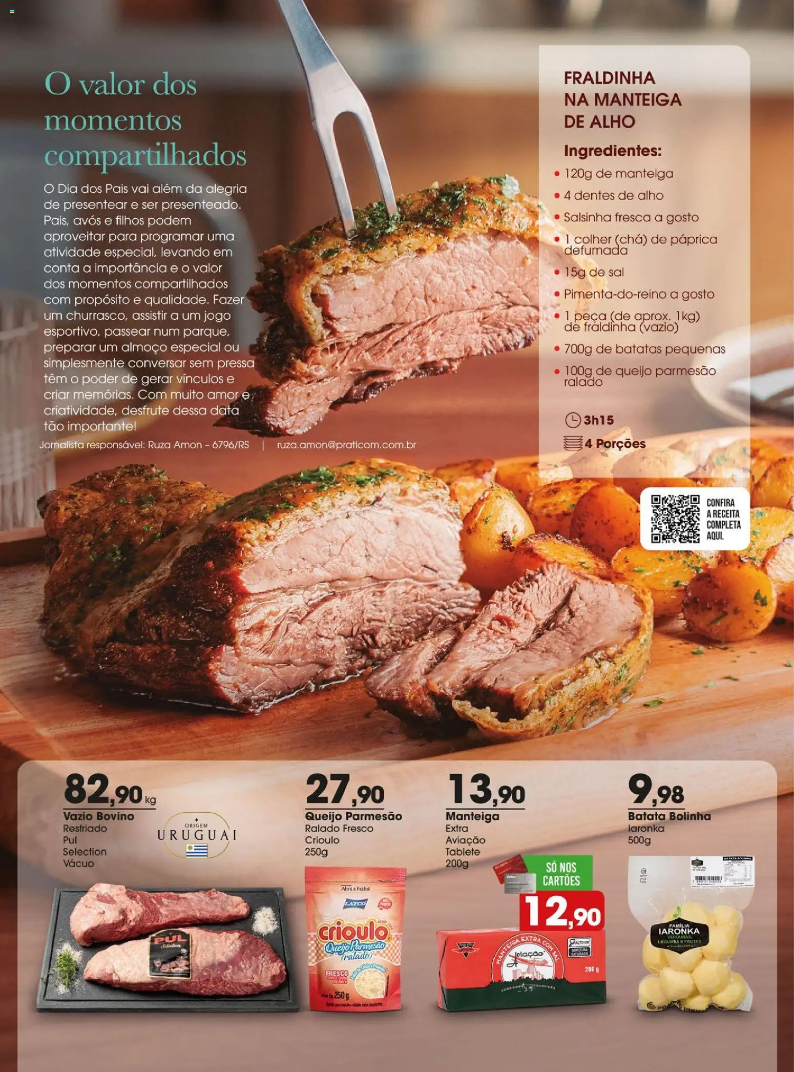 Zaffari Folheto - válido de 28/07/2026 | Página: 2 | Produtos: Manteiga, Queijo, Queijo parmesão, Batata