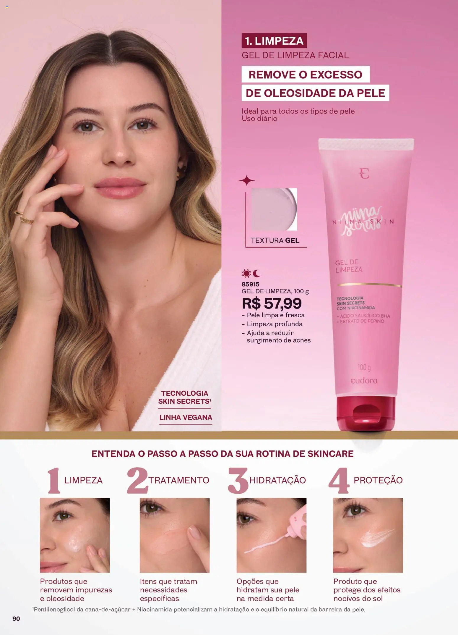 Eudora Folheto - válido de 16/09/2026 | Página: 93 | Produtos: Gel de limpeza