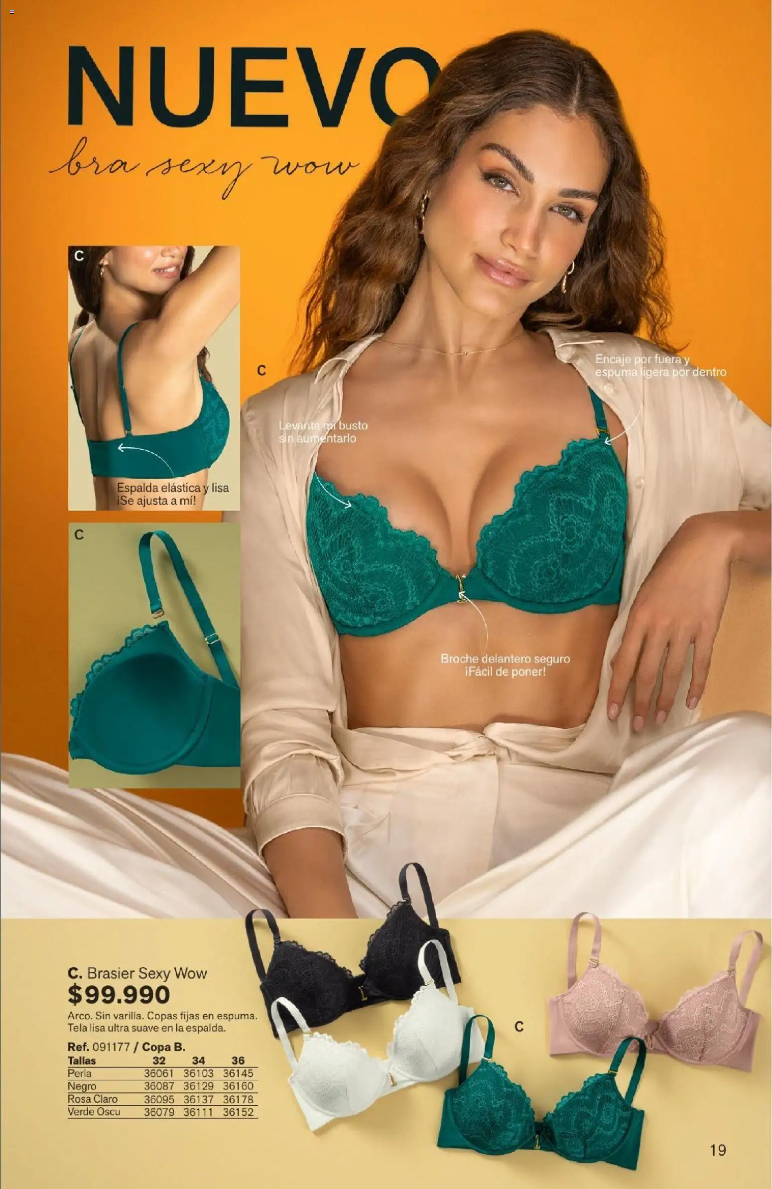 Leonisa revista - valida desde el 04/08/2026 | Página: 19 | Productos: Espuma, Brasier