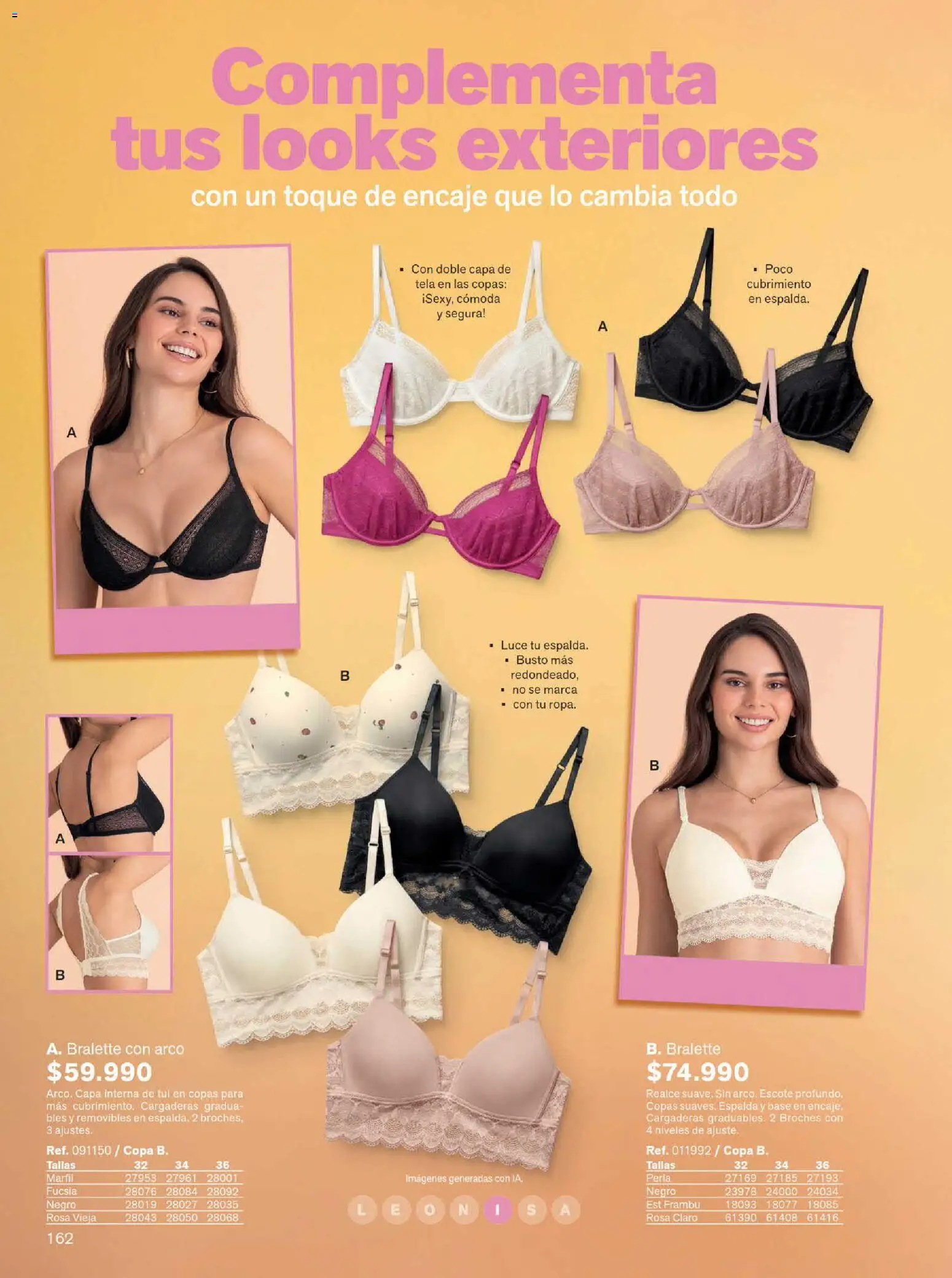 Leonisa revista - valida desde el 15/07/2026 | Página: 162 | Productos: Cómoda