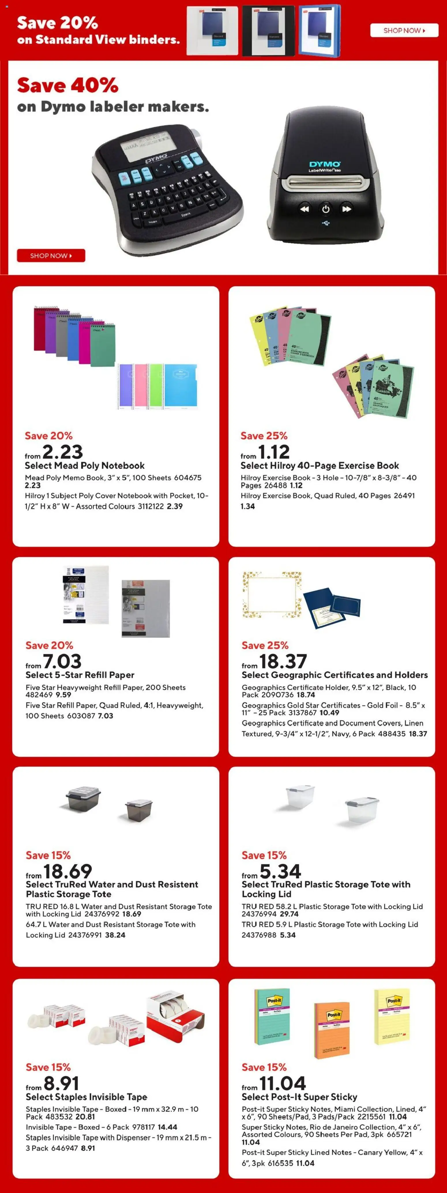 Staples flyer valid from 22.05.2026 | Page: 11 | Products: Notebook