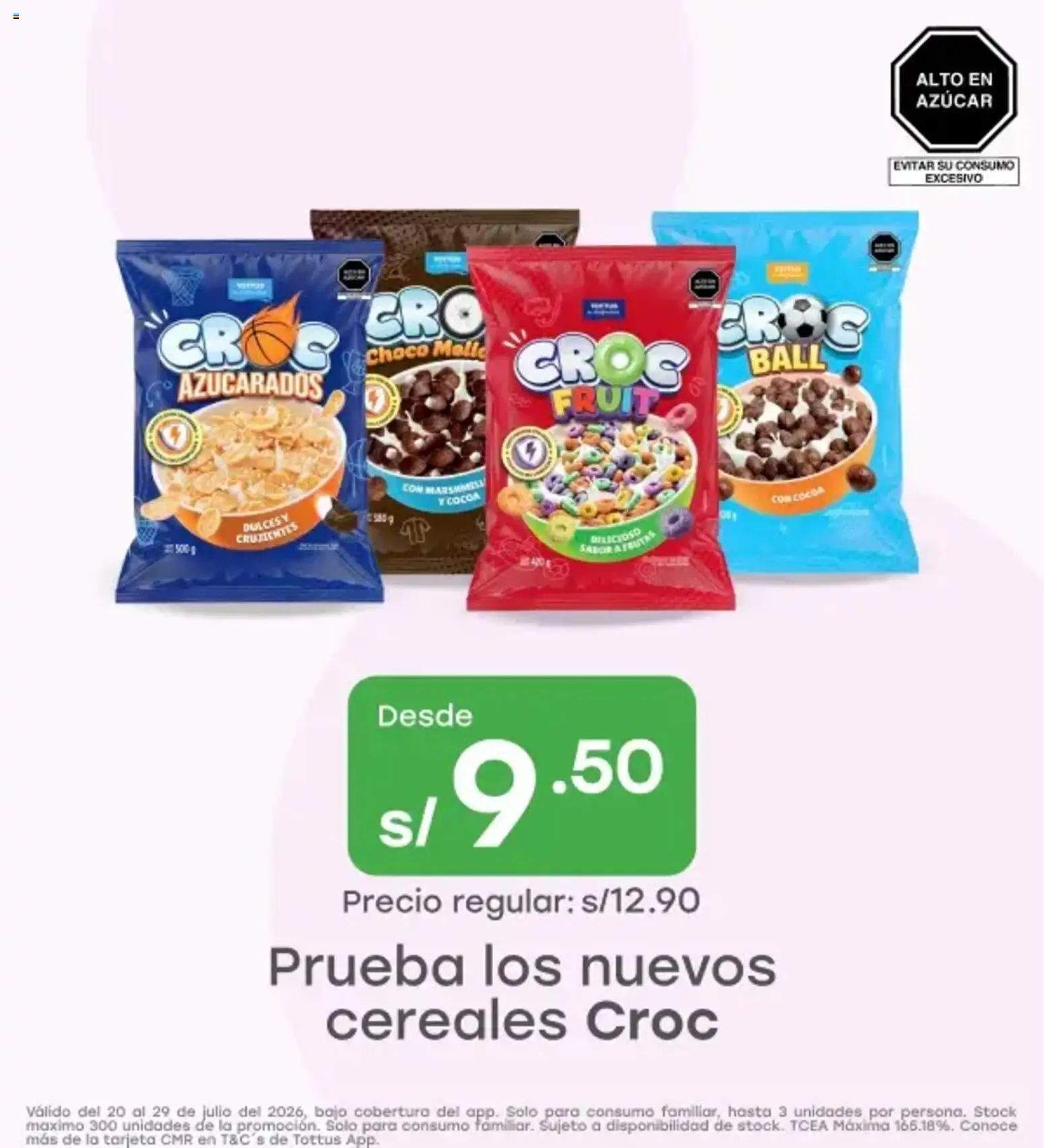 Catálogo Tottus válido desde 20/07/2026 | Página: 3 | Productos: Cereales
