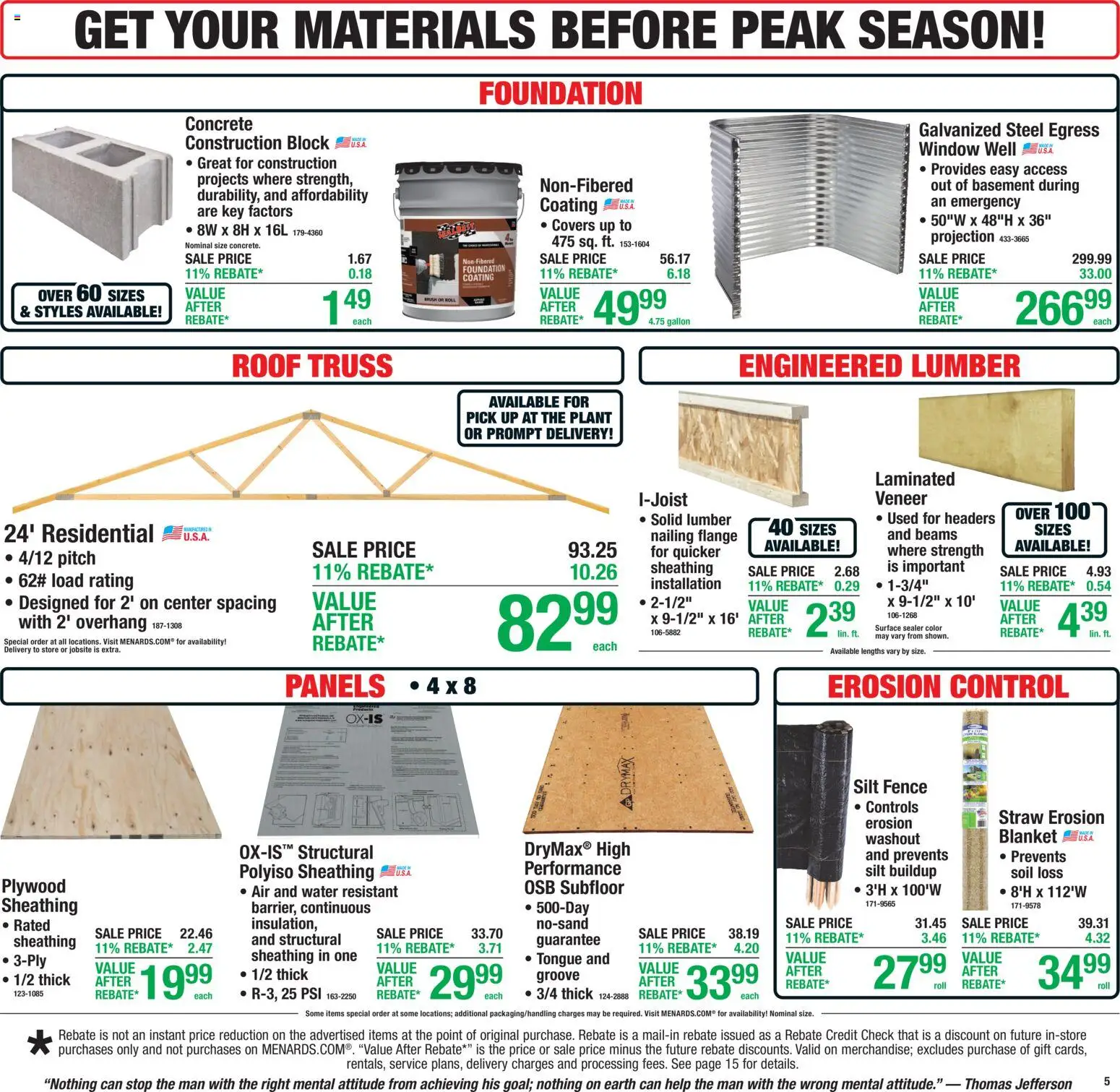Menards Weekly Ad - valid from 20.05.2026 | Page: 8 | Products: Blanket, Foundation, Brush, Water