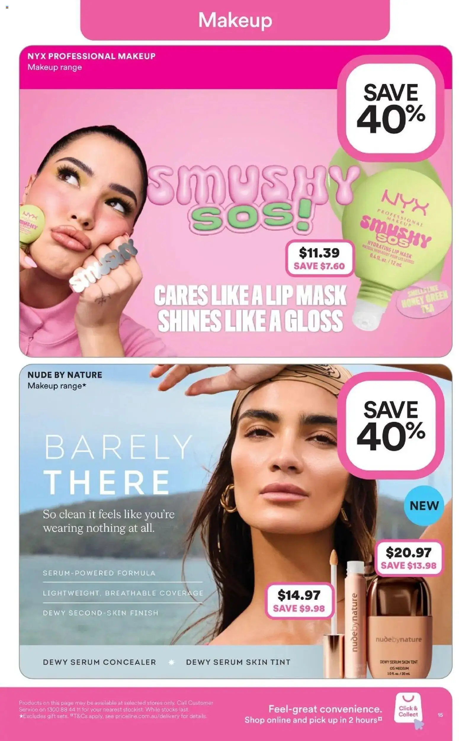 Priceline Pharmacy catalogue Armadale - 27/08/2026 > weekly / monthly specials | Page: 15 | Products: Concealer, Mask, Honey, Makeup