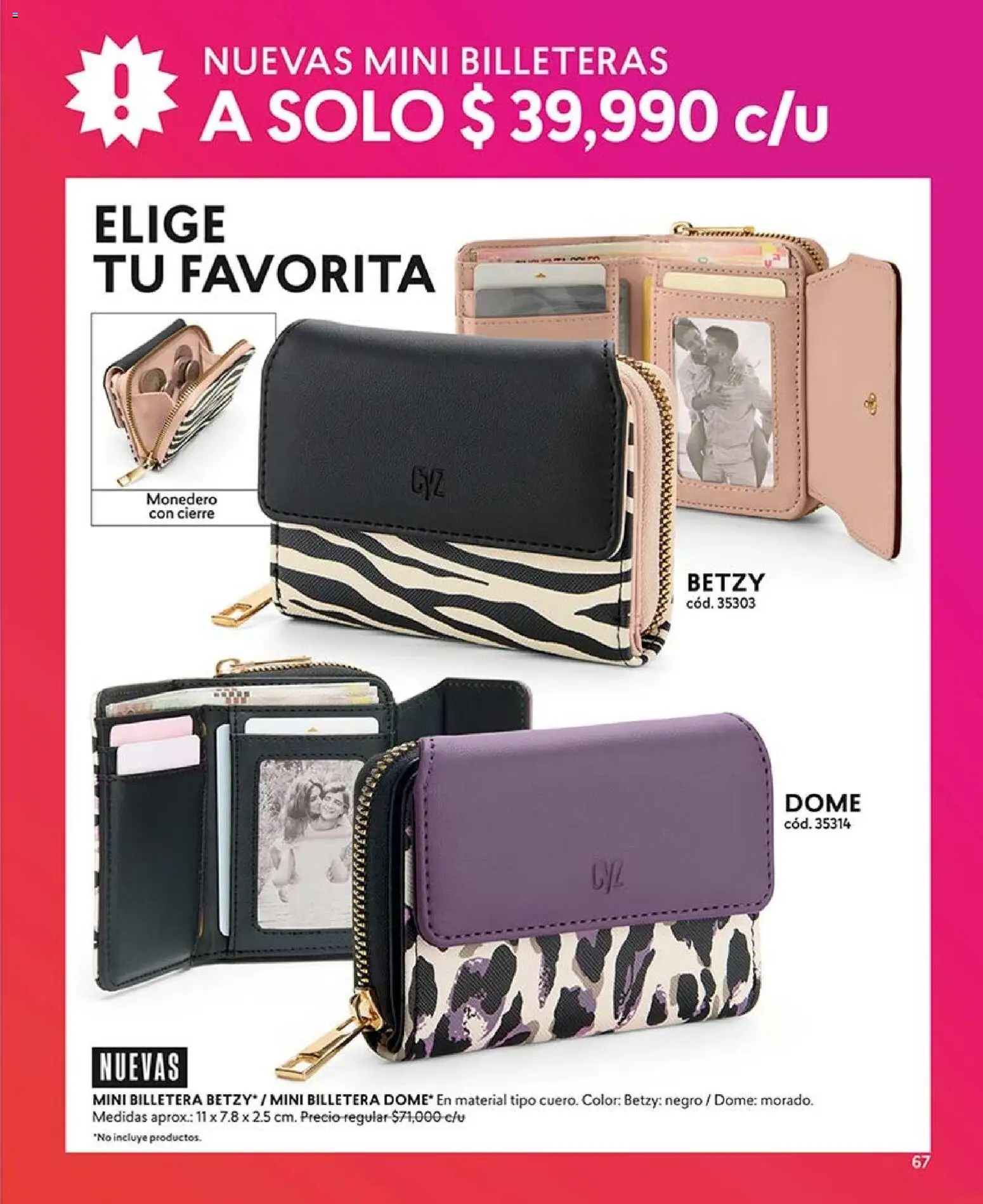 CyZone revista - valida desde el 10/08/2026 | Página: 79 | Productos: Billetera, Monedero