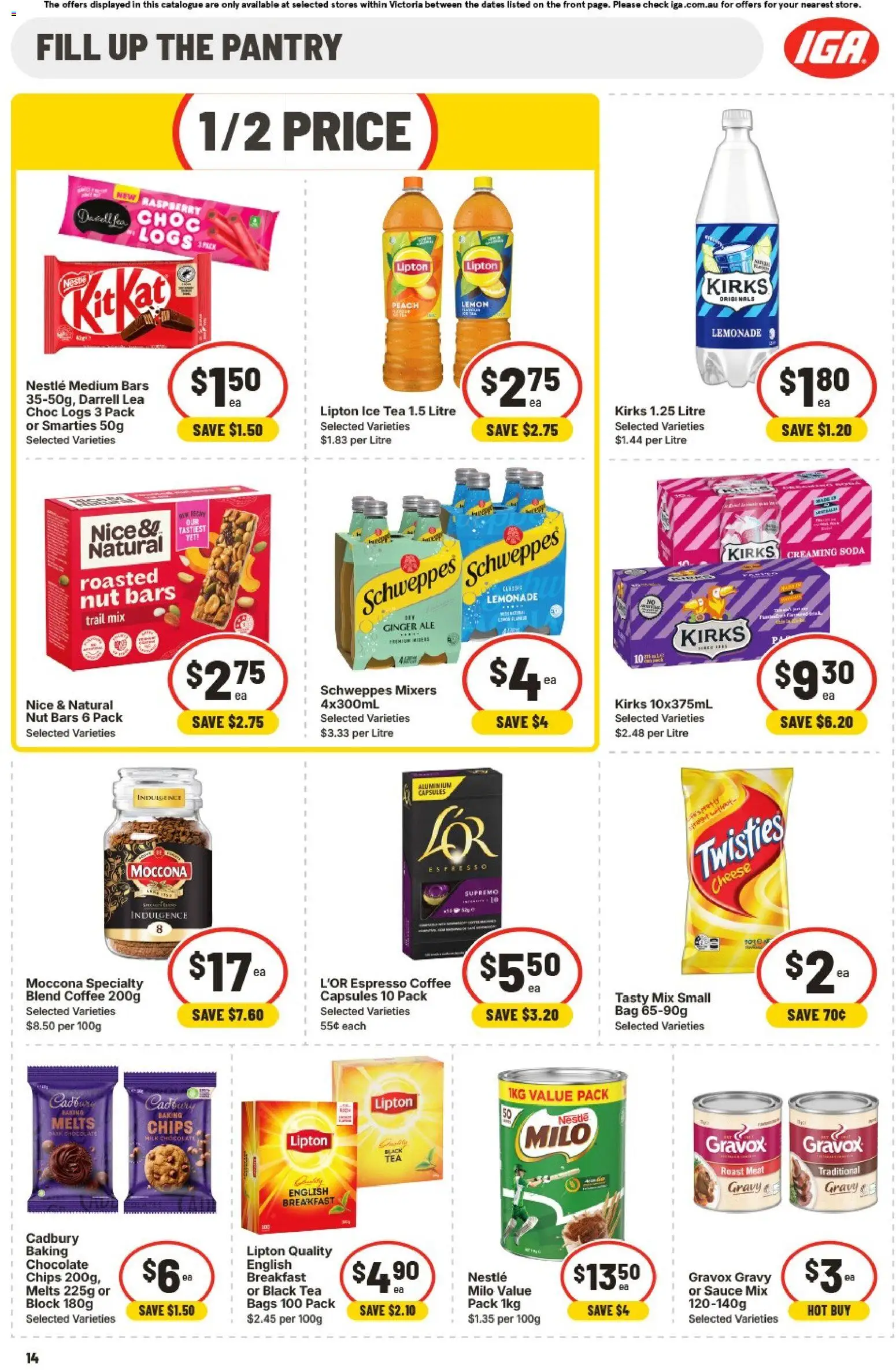 IGA catalogue - valid from 27/07/2026 | Page: 20 | Products: Cheese, Ginger, Tea, Peach