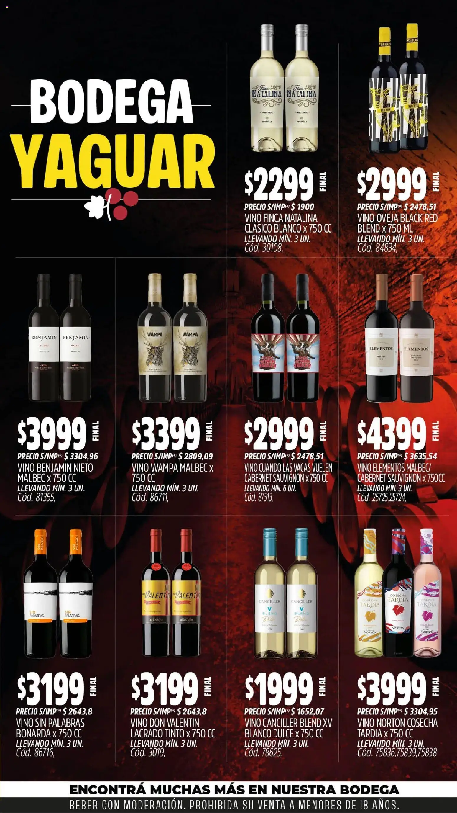 Yaguar - Oferta Semanal Jujuy │ válido desde el 31/08/2026 | Página: 6 | Productos: Dulce, Vino