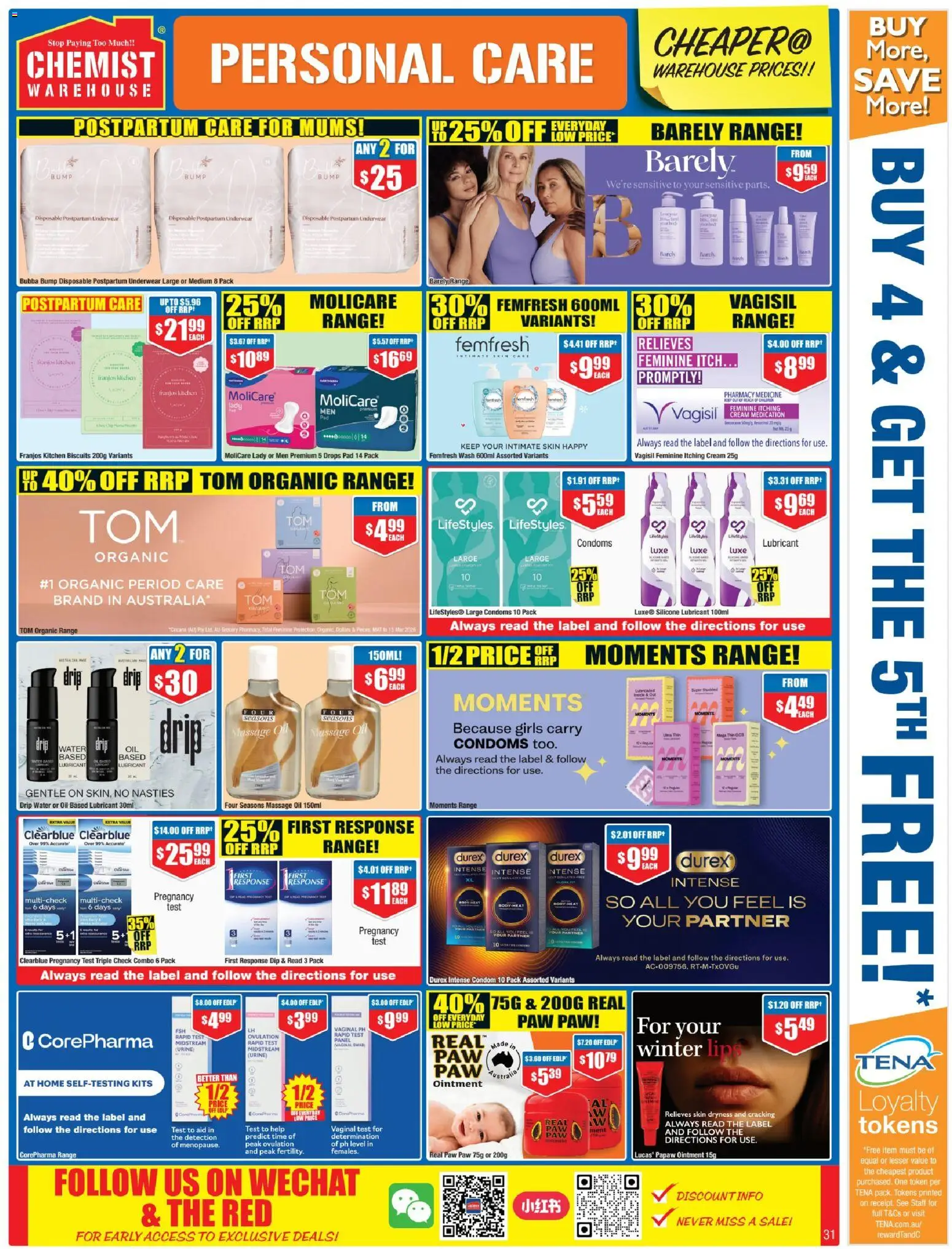Chemist Warehouse catalogue - valid from 28.05.2026 | Page: 31 | Products: Cream, Biscuits, Peach, Dryness