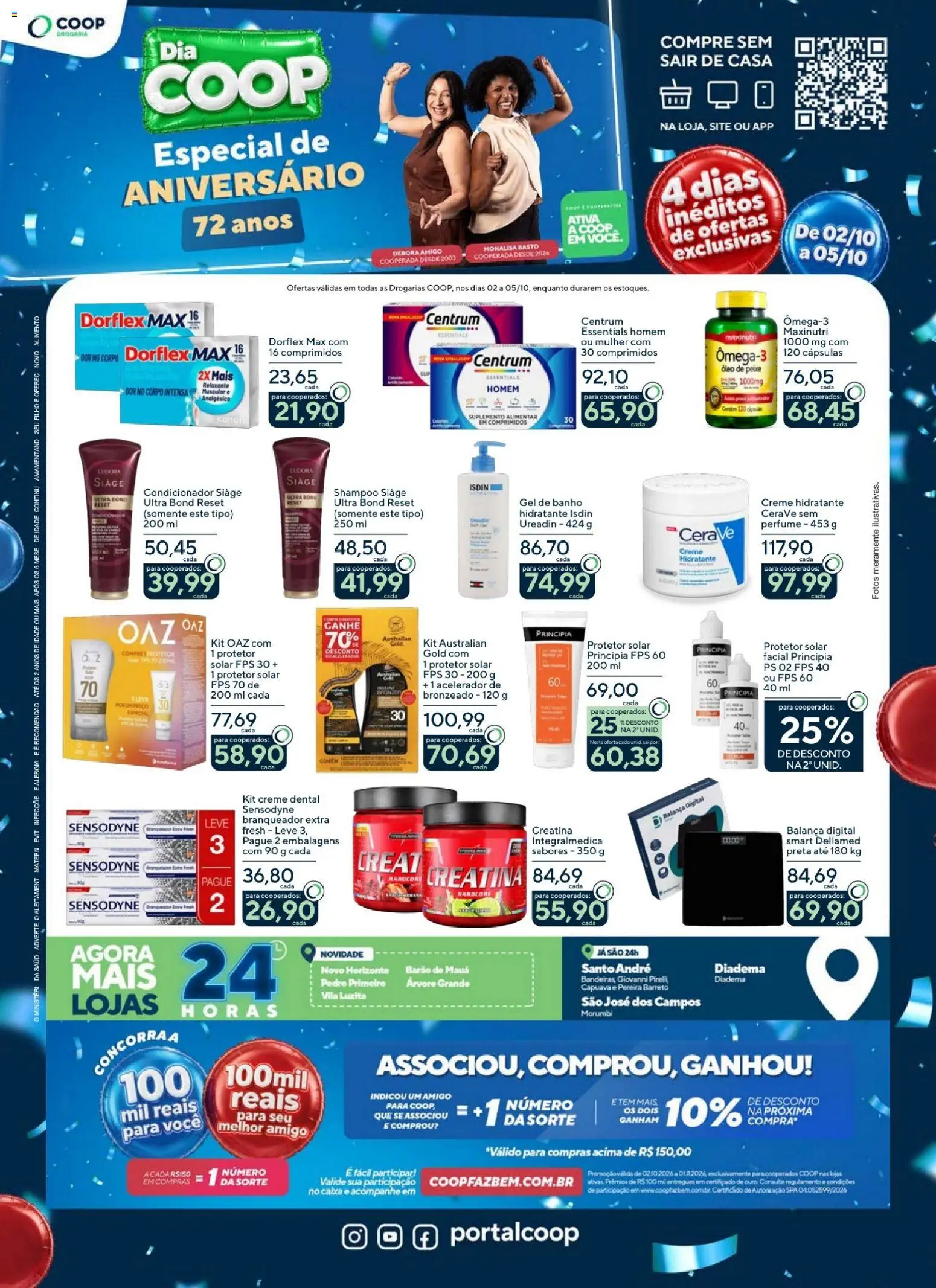 Coop ofertas Drogaria Sexta-feira 2 Outubro