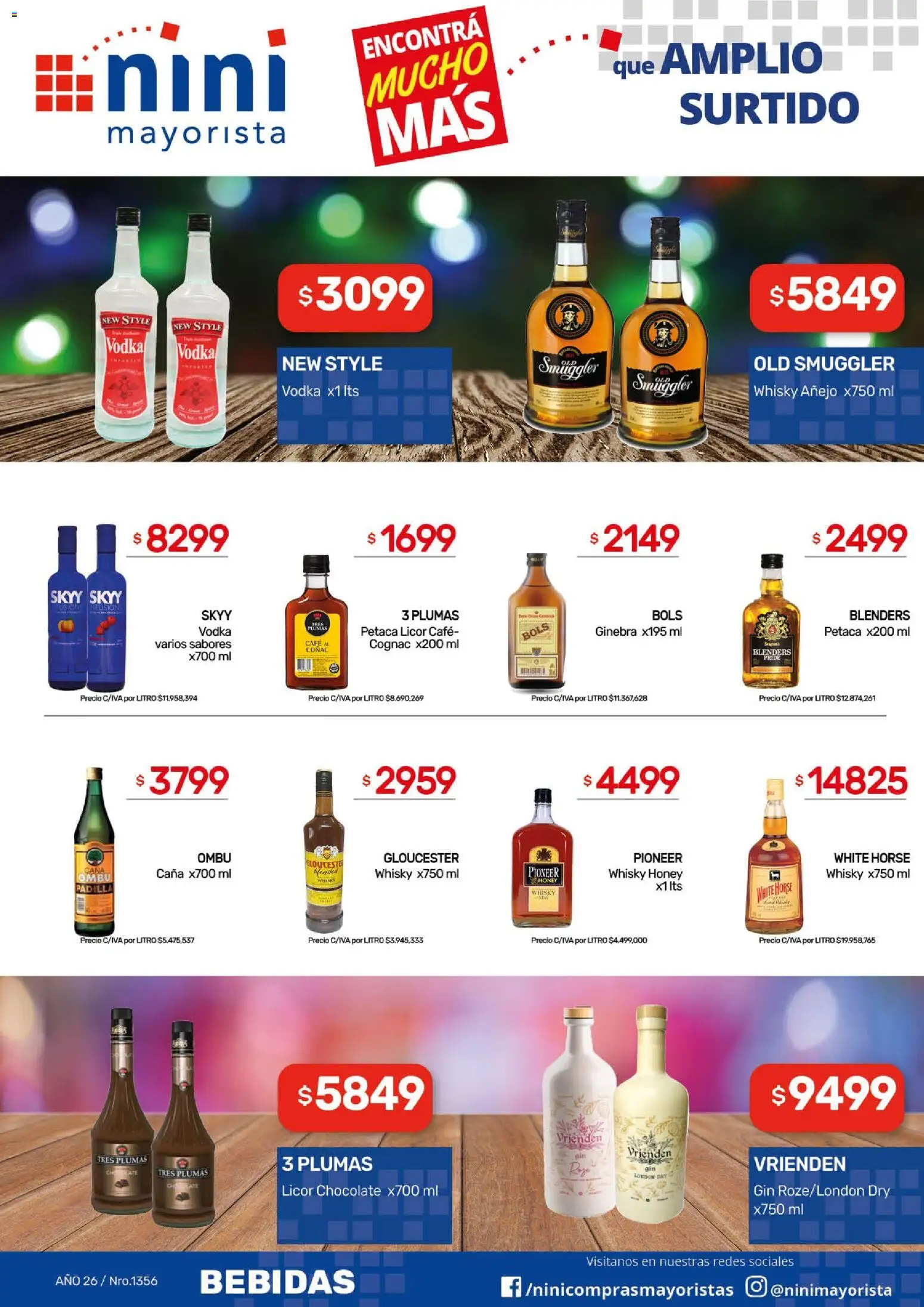 NINI Mayorista ofertas │ válido desde el 20.04.2026 | Página: 18 | Productos: Vodka, Whisky, Gin, Café