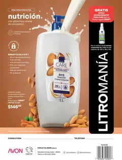 Vista previa de AVON campaña 14 2026, nuevo folleto de la tienda, válido en México a partir del 11/09/2026 | Página: 160 | Productos: Crema, Aceite, Teléfono, Crema corporal