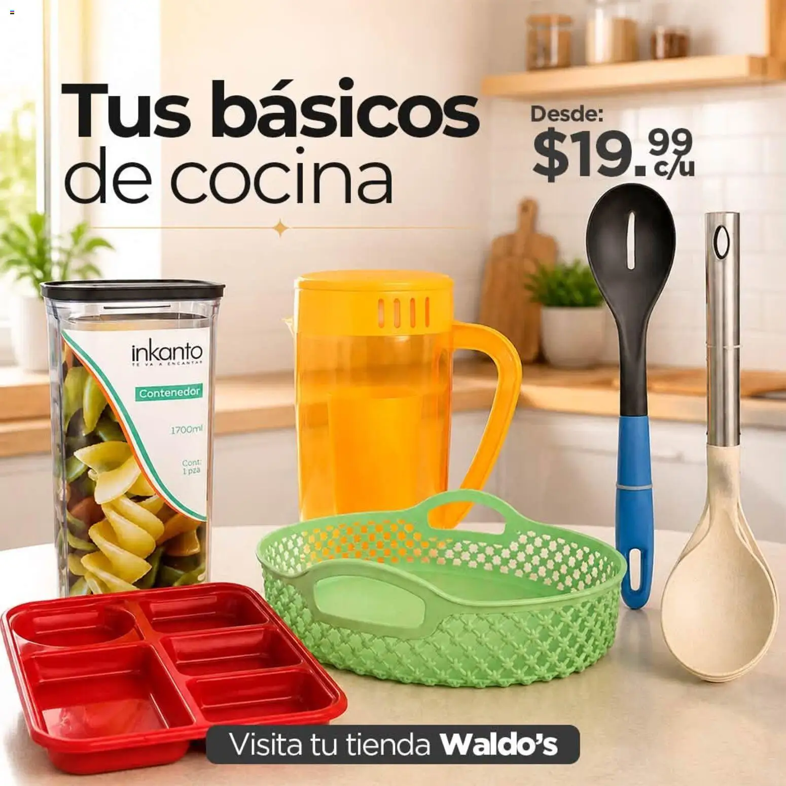 Nuevas ofertas de Waldo's válidas en toda la República Mexicana desde el 05/08/2026. ¡Encuentra las mejores ofertas en Waldo's catálogo! | Página: 1 | Productos: Cocina, Contenedor