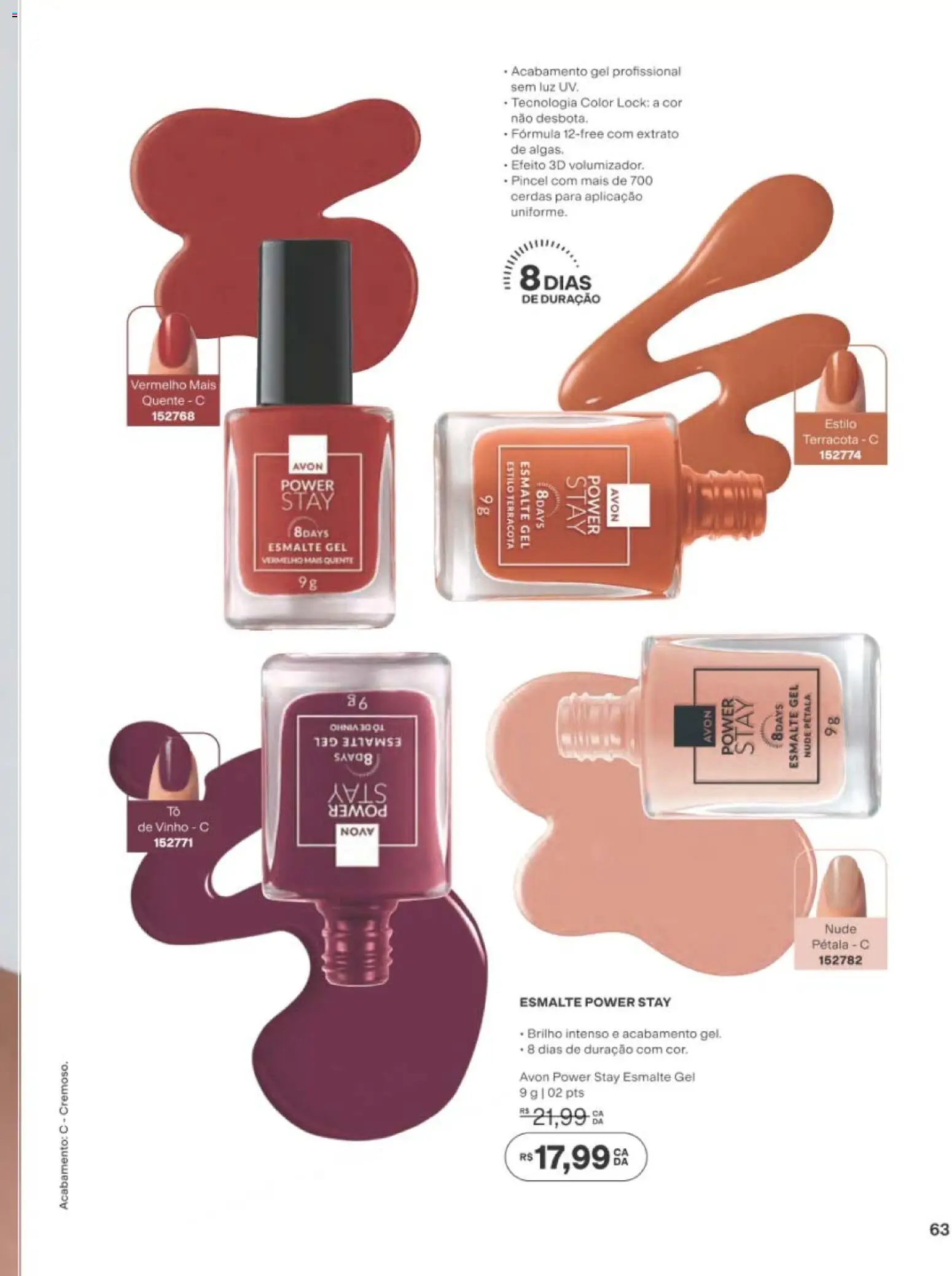 Avon Folheto - válido de 01/09/2026 | Página: 63 | Produtos: Pincel, Vinho