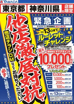 2026/10/30から有効なオファーを含む ヤマダ 電機 - 他店徹底対抗!