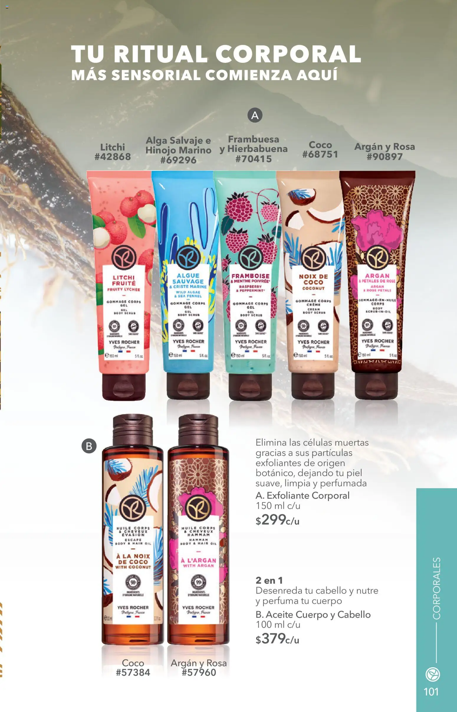Nuevas ofertas de Yves Rocher válidas en toda la República Mexicana desde el 27/10/2026. ¡Encuentra las mejores ofertas en Yves Rocher campaña 15 2026! | Página: 103