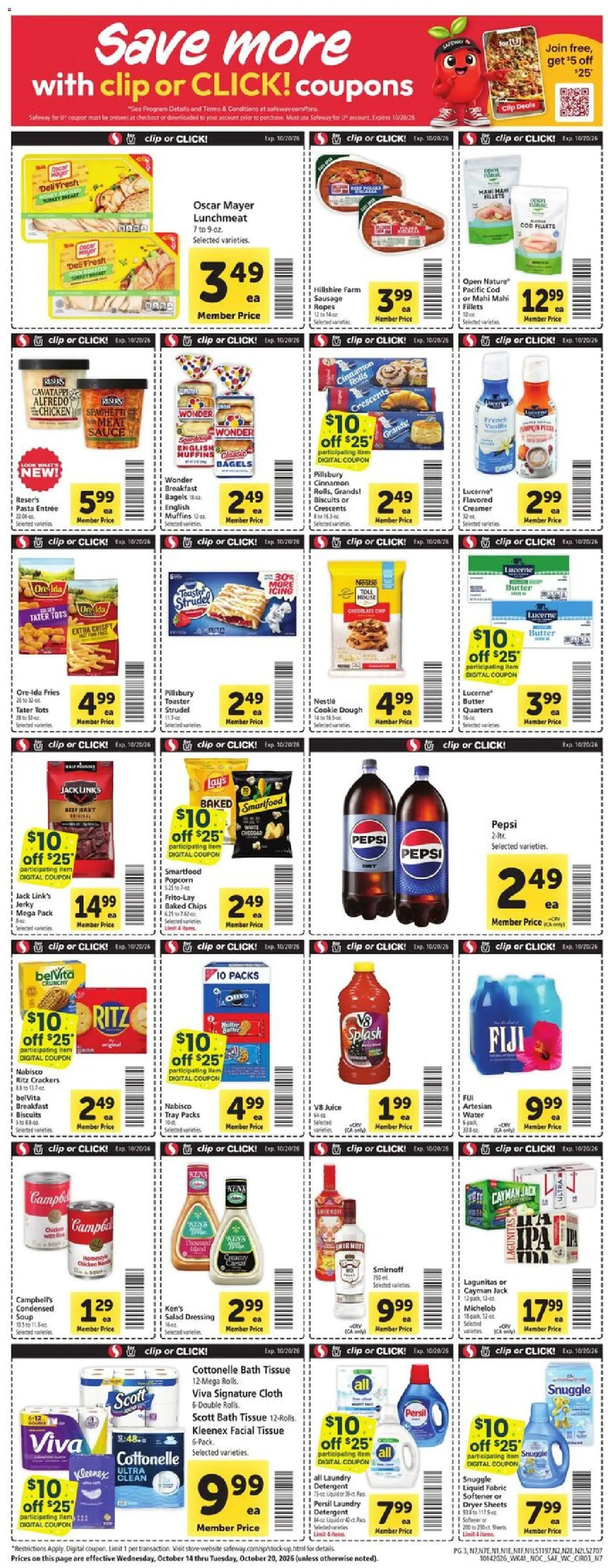 Safeway Weekly Ad - valid from 10/14/2026 | Page: 3
