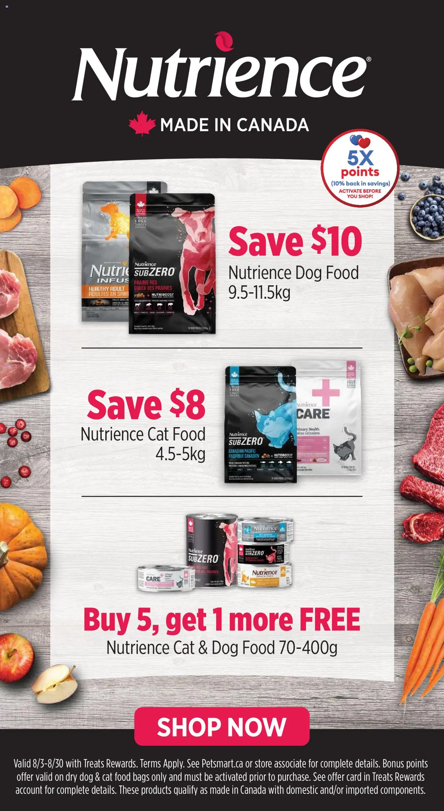 Petsmart flyer valid from Aug 10, 2026 | Page: 4 | Products: Dog food, Food