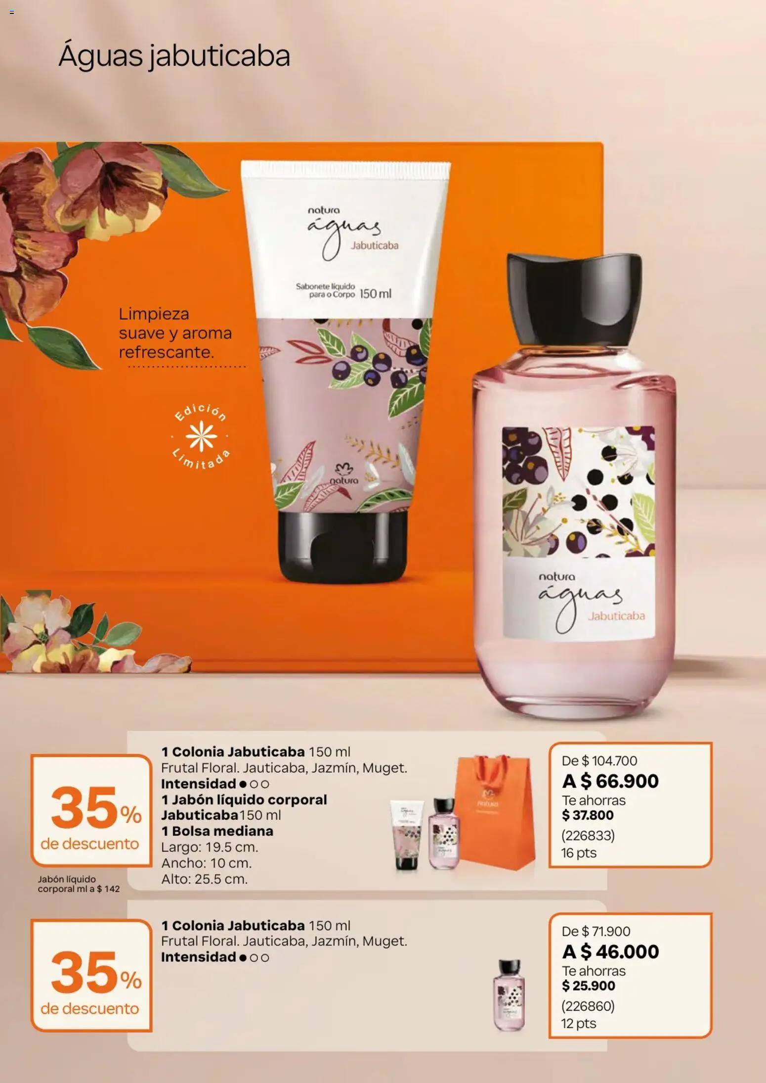 Natura revista - valida desde el 01.04.2026 | Página: 20 | Productos: Agua, Té, Bolsa, Jabón