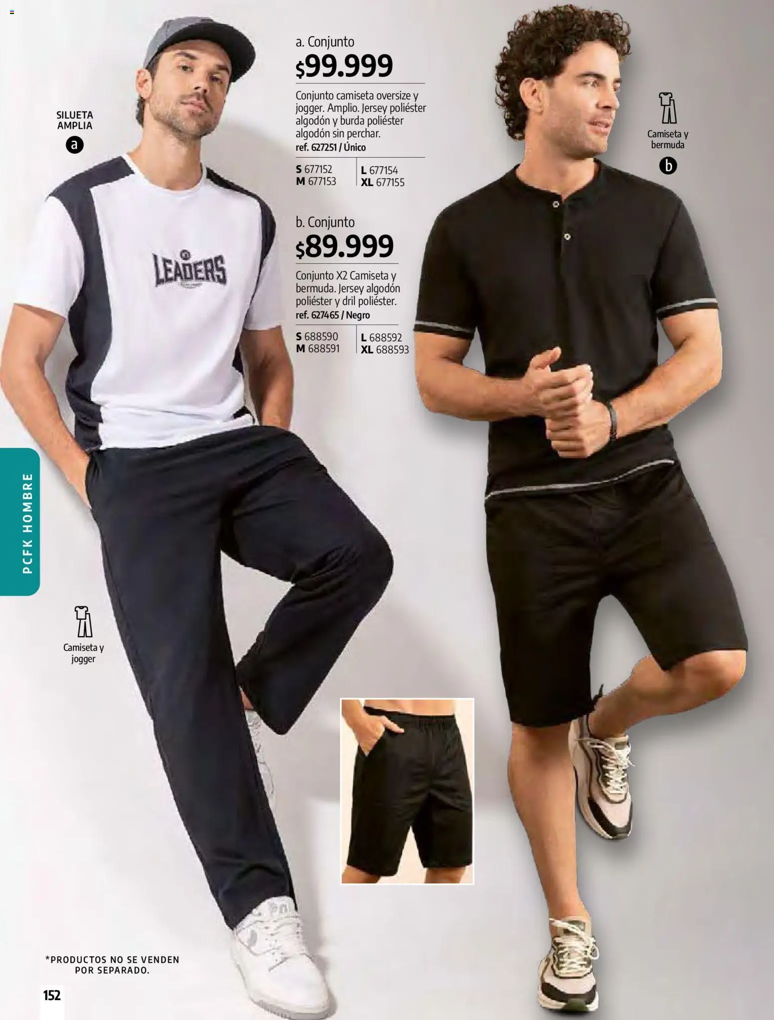 Pacifika revista - valida desde el 01.03.2026 | Página: 154 | Productos: Algodón, Bermuda, Camiseta, Conjunto