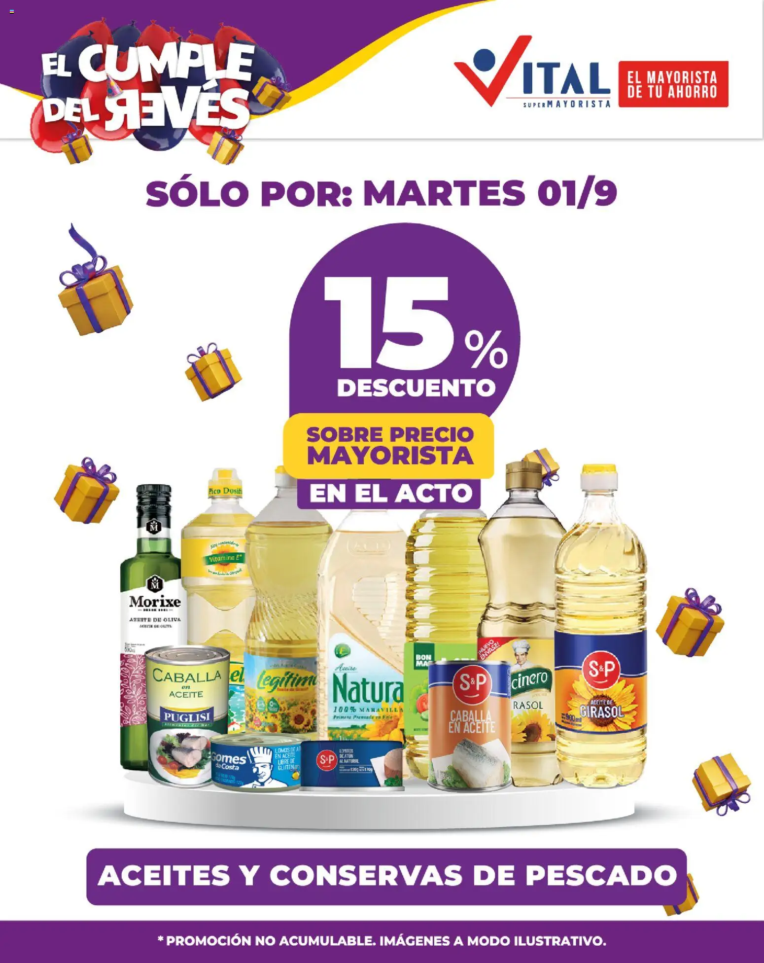 Vital - Ahorrá │ válido desde el 31/08/2026 | Página: 3 | Productos: Sobre, Vino