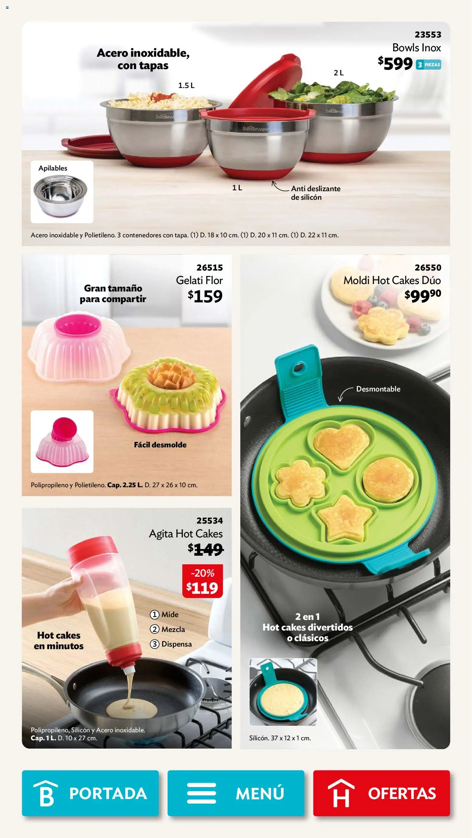 Nuevas ofertas de Betterware válidas en toda la República Mexicana desde el 28/09/2026. ¡Encuentra las mejores ofertas en Betterware campaña 10 2026! | Página: 17