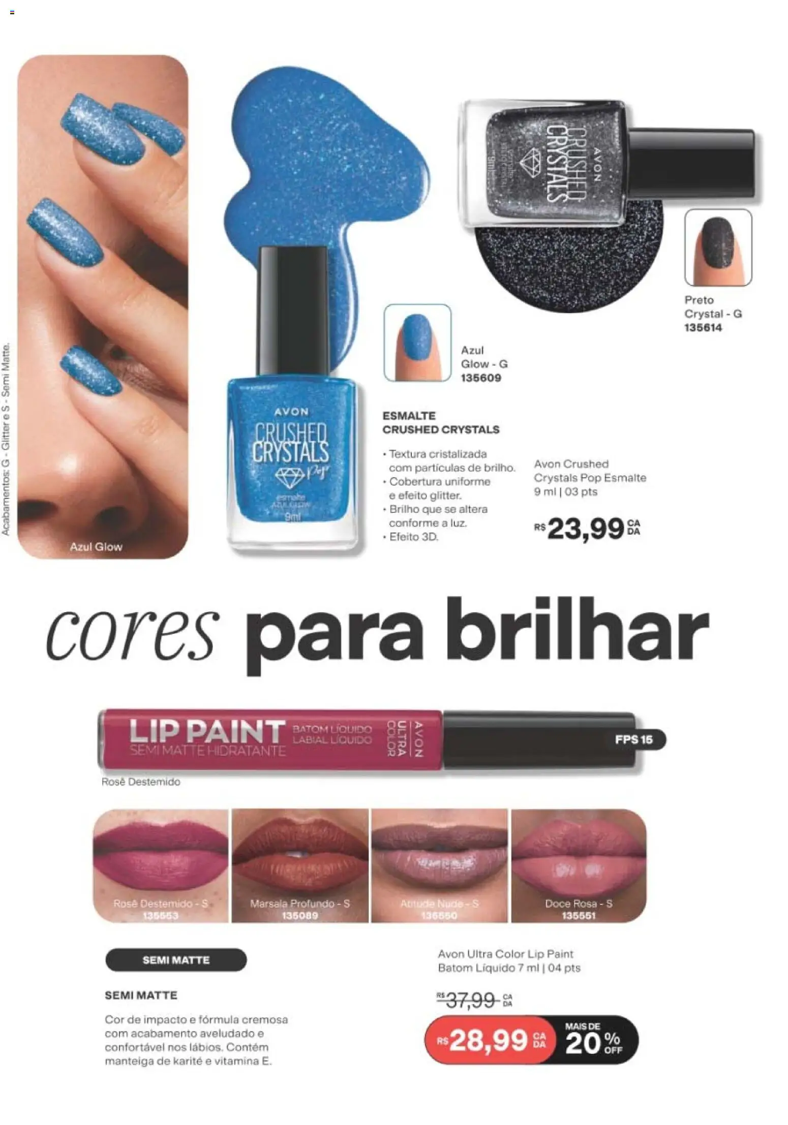 Avon Folheto - válido de 19/07/2026 | Página: 146 | Produtos: Batom, Manteiga