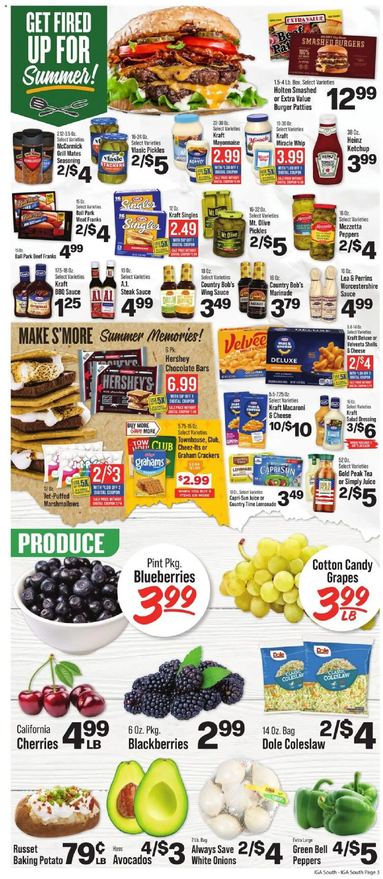 IGA Weekly Ad - valid from 20.05.2026 | Page: 4 | Products: Pen, Juice, Ketchup, Mayonnaise