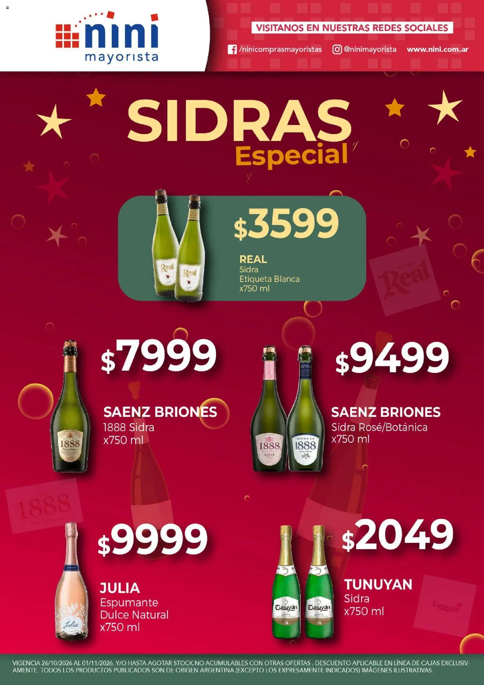 Revista de ofertas NINI Mayorista - Página 21 - Ofertas válidas hasta el 1 de noviembre de 2026