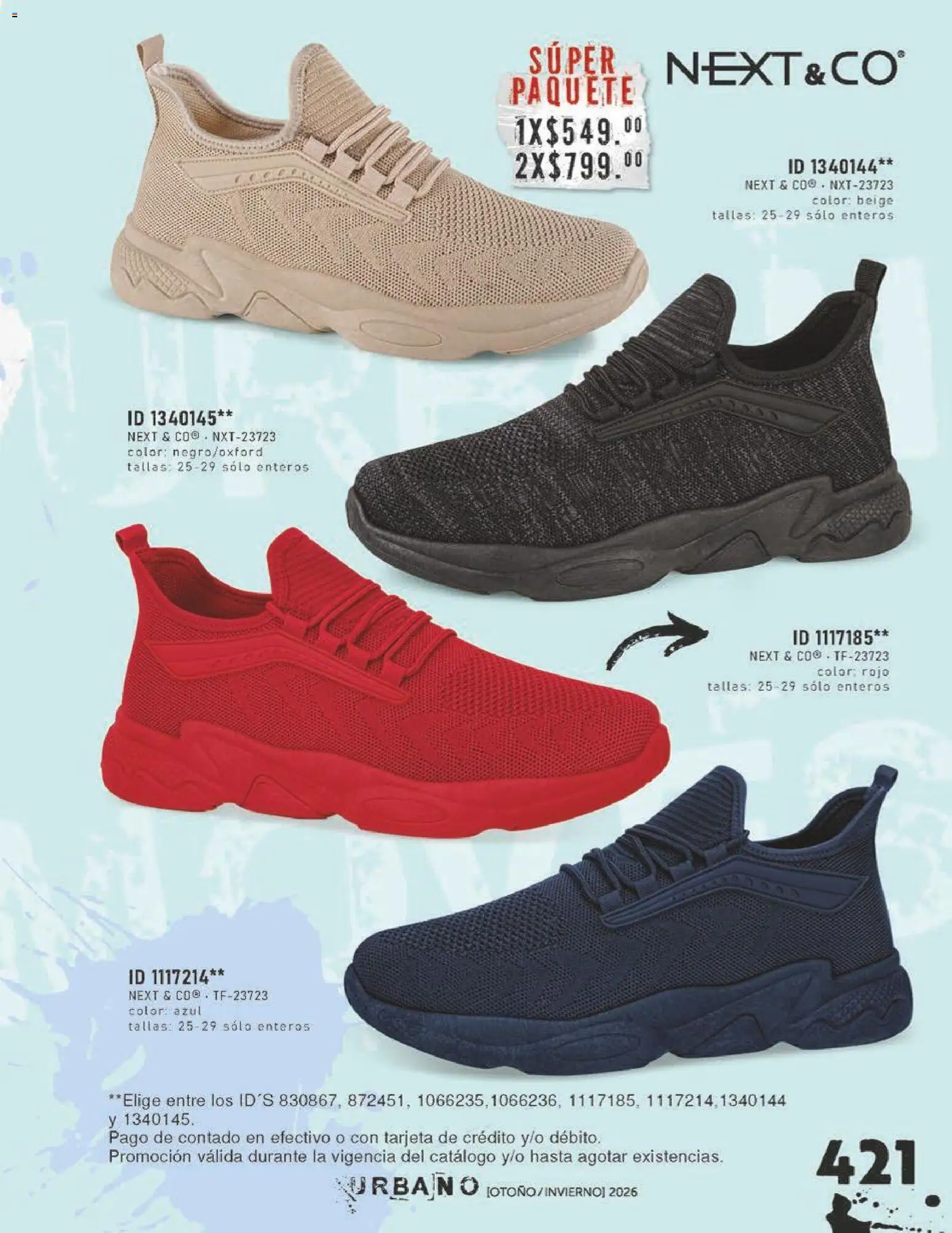 Nuevas ofertas de Price Shoes válidas en toda la República Mexicana desde el 31/07/2026. ¡Encuentra las mejores ofertas en Price Shoes catálogo Urbano! | Página: 421
