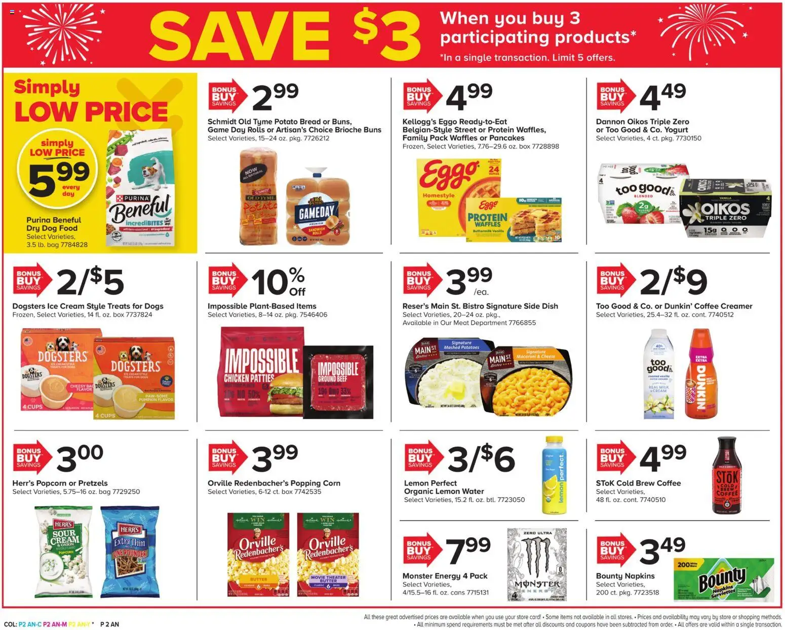 Giant Weekly Ad - valid from 12.06.2026 | Page: 2 | Products: Dog Food, Butter, Water, Game