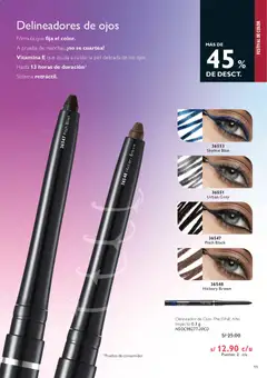 Vista previa de folleto Oriflame catálogo - Campaña 7 de la Oriflame válido desde 09.05.2026 | Página: 13 | Productos: Delineador de ojos, Delineador
