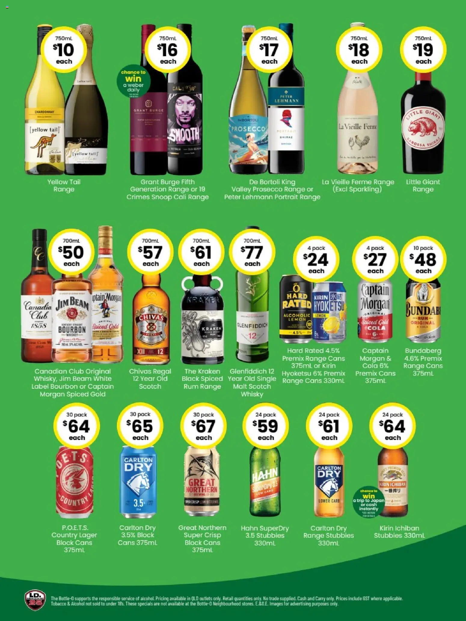 The Bottle-O catalogue - valid from 08.06.2026 | Page: 2 | Products: Bourbon, Rum, Lemon, Scotch