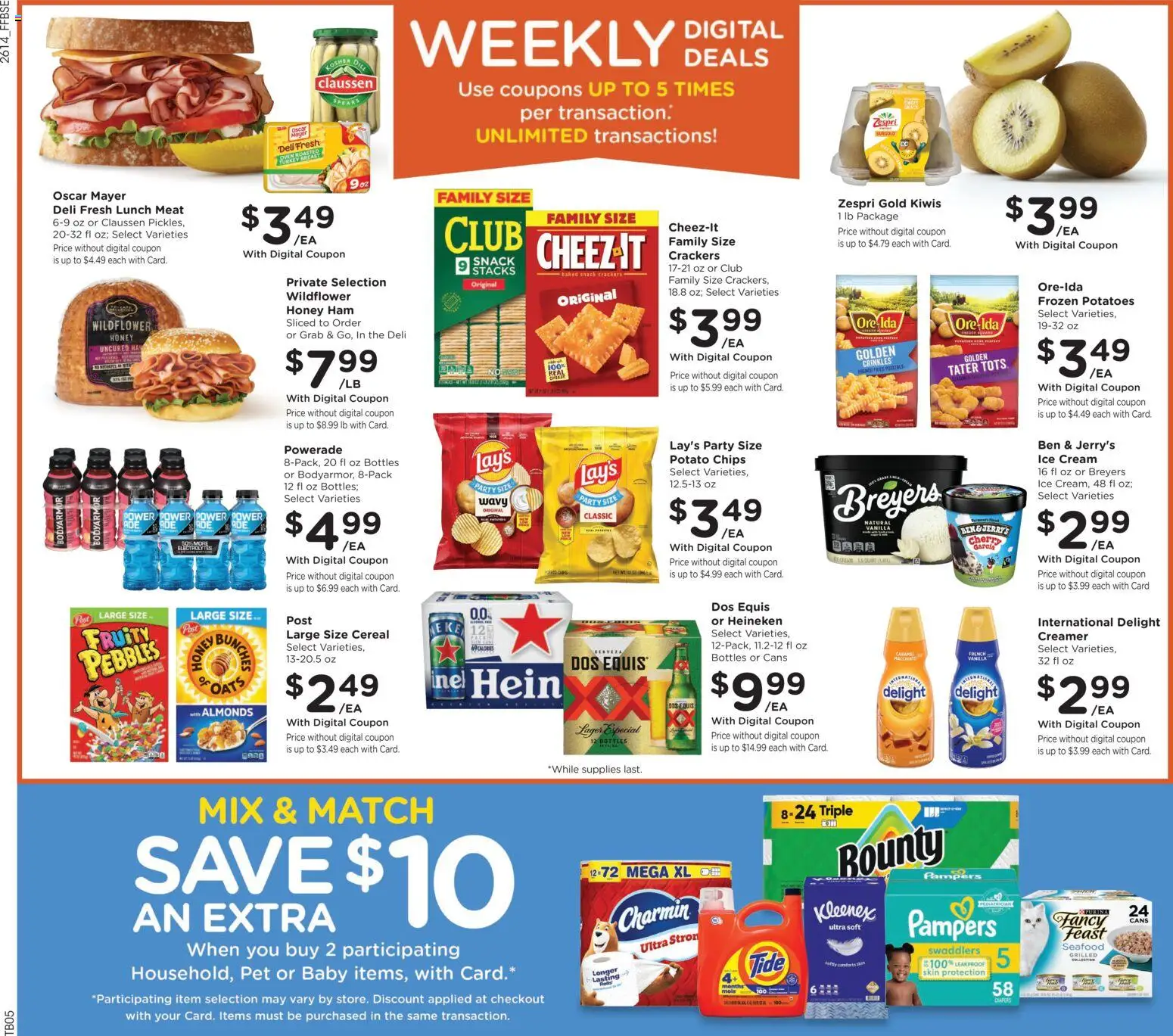 Fry's Food Weekly Ad - valid from 06.05.2026 | Page: 2 | Products: Chips, Cream, Ice cream, Potatoes