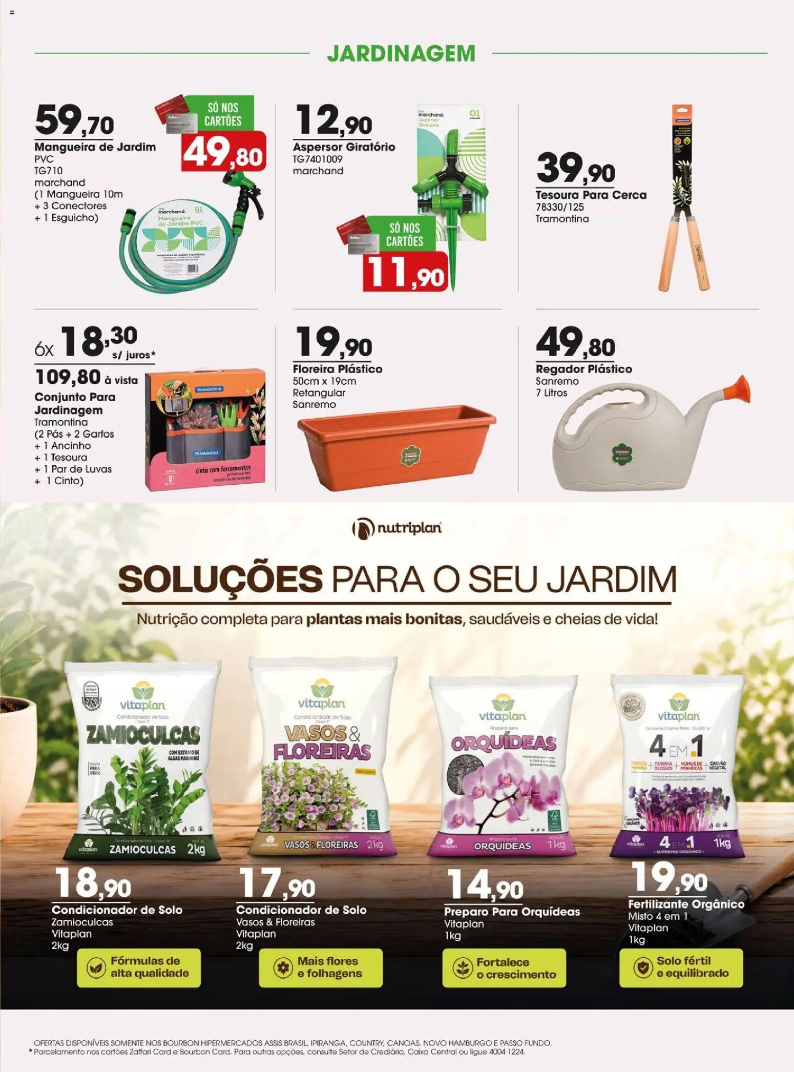 Zaffari Folheto - válido de 03/09/2026 | Página: 15 | Produtos: Mangueira, Cerca, Tesoura, Flores