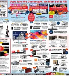 Preview of ABC Warehouse weekly ads valid from 07/12/2026 | Page: 3 | Products: Microwave, Sound Bar, Usb, Microwave oven