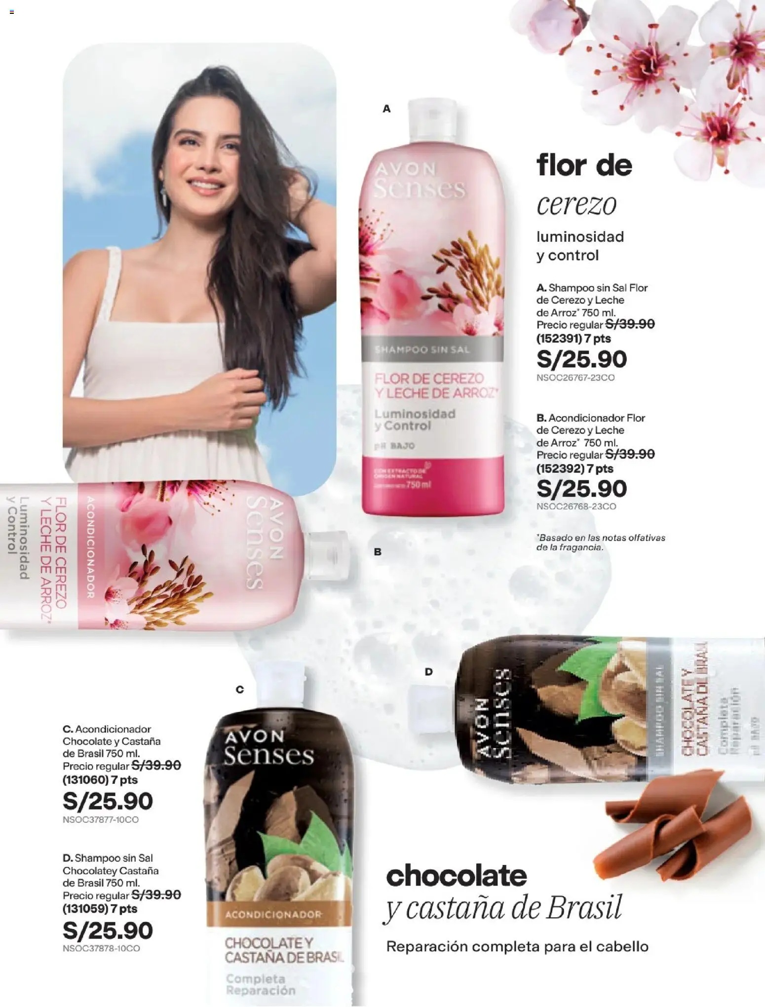 Catálogo Avon válido desde 15/09/2026 | Página: 172 | Productos: Acondicionador, Leche, Chocolate, Bajo